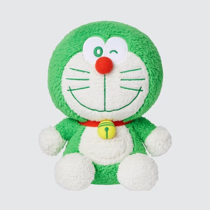 Uniqlo FAST SHIP Doraemon Plush Toy Doll Sustainability Mode Figure Size ONE SIZE - 12 Thumbnail