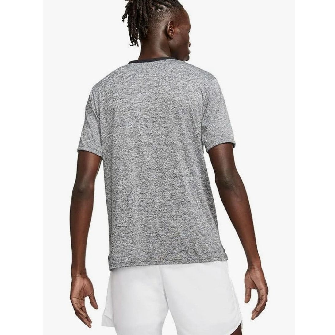 Nike Nike Dri-FIT Running Tee - Men's Large - Grey Heather Size US L / EU 52-54 / 3 - 3 Thumbnail