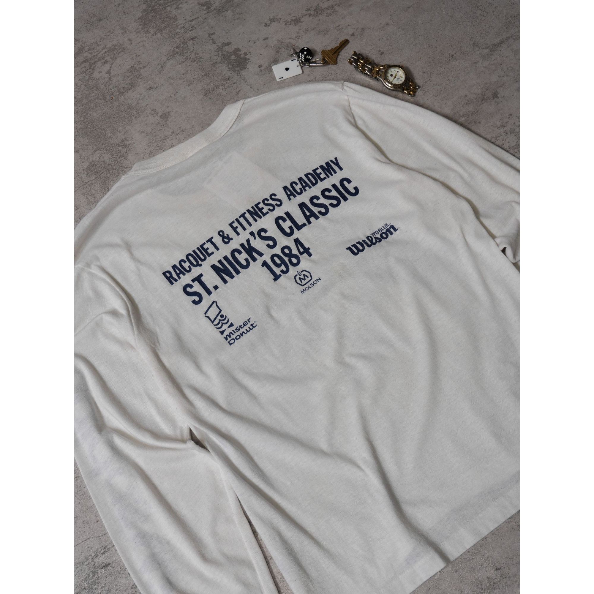 Adidas Vintage 80s Adidas 1984 Wilson Racquet & Fitness Academy Sin Size US S / EU 44-46 / 1 - 3 Thumbnail