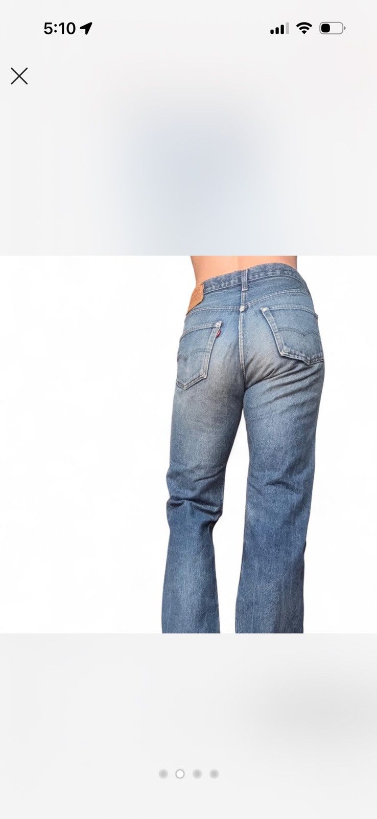 Levi's Vintage USA made Levi's 501 blue jeans Size US 27 - 4 Thumbnail
