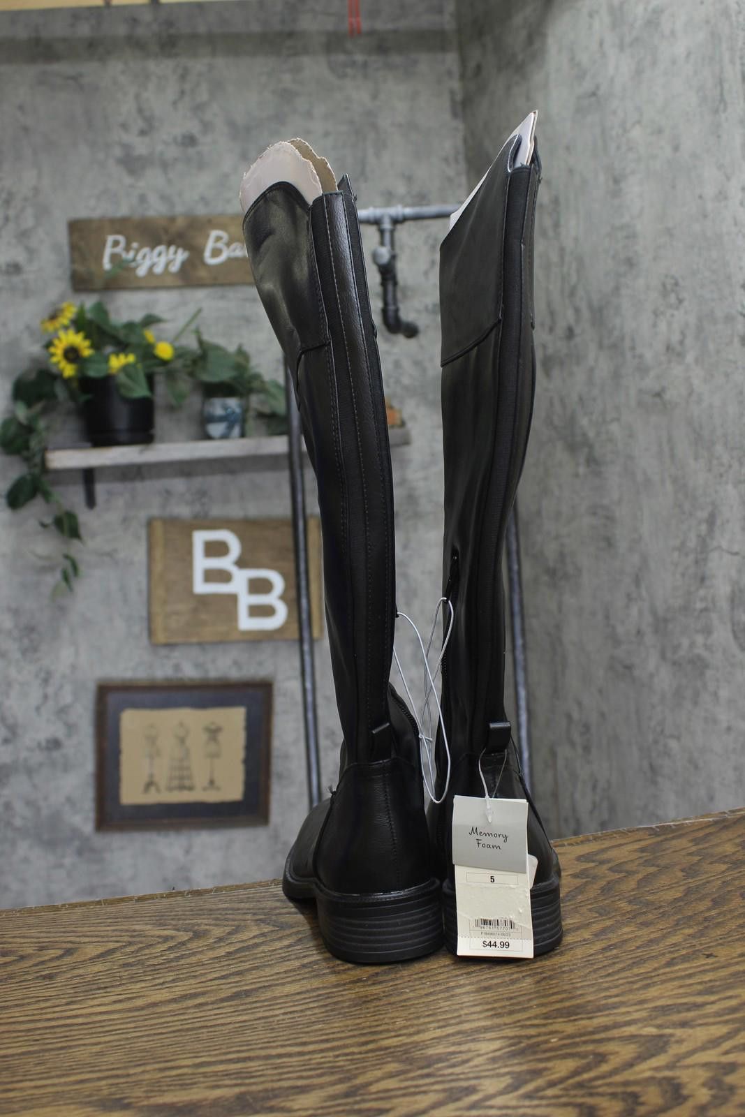 Other A New Day Womens Sienna Tall Dress Boots 88391440 Black 5m Size US 5 / IT 35 - 5 Thumbnail
