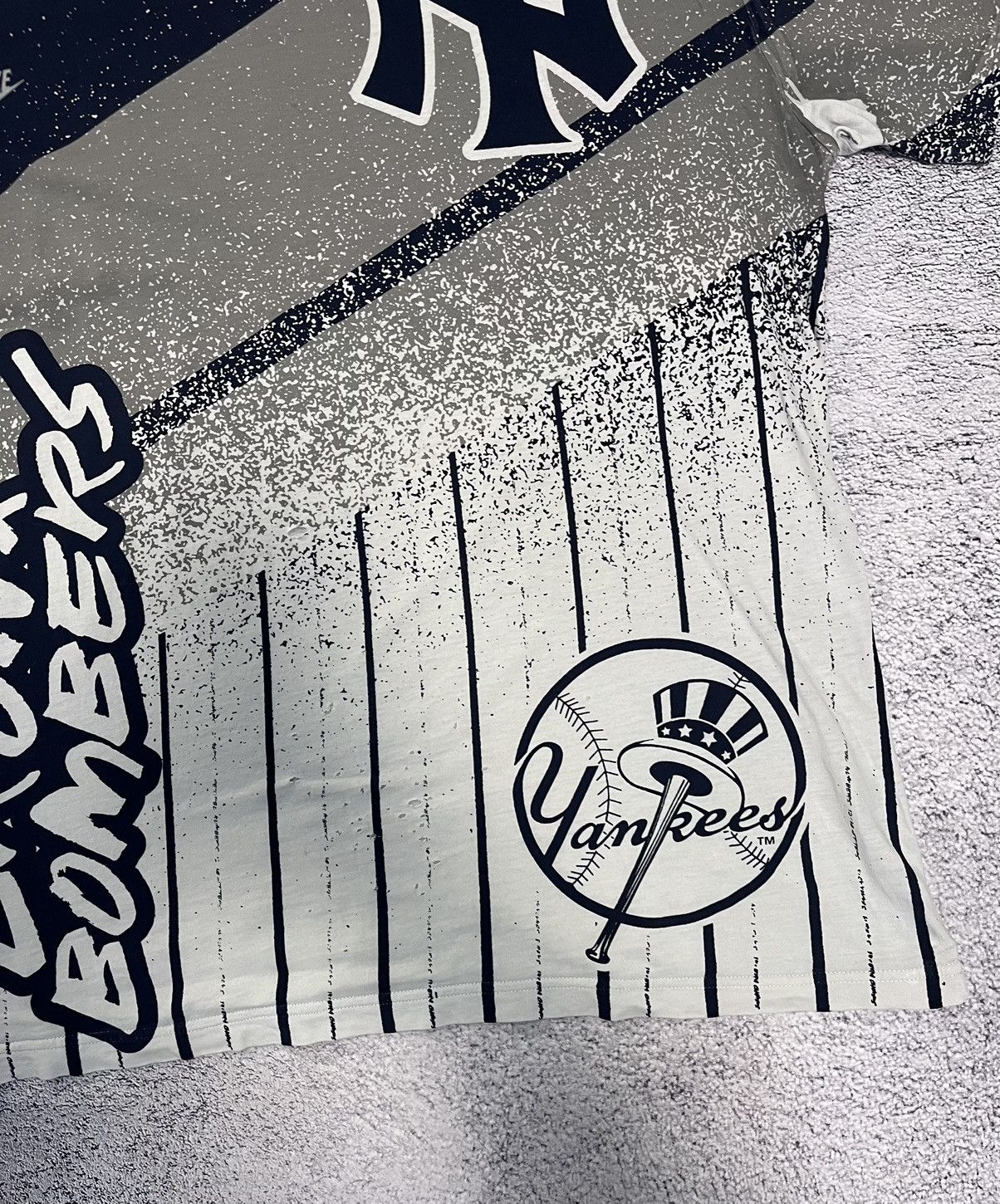 New York Yankees × Nike × Vintage Nike New York Yankees Mens T - Shirt Vintage Bronx Bombers Size US XL / EU 56 / 4 - 6 Thumbnail