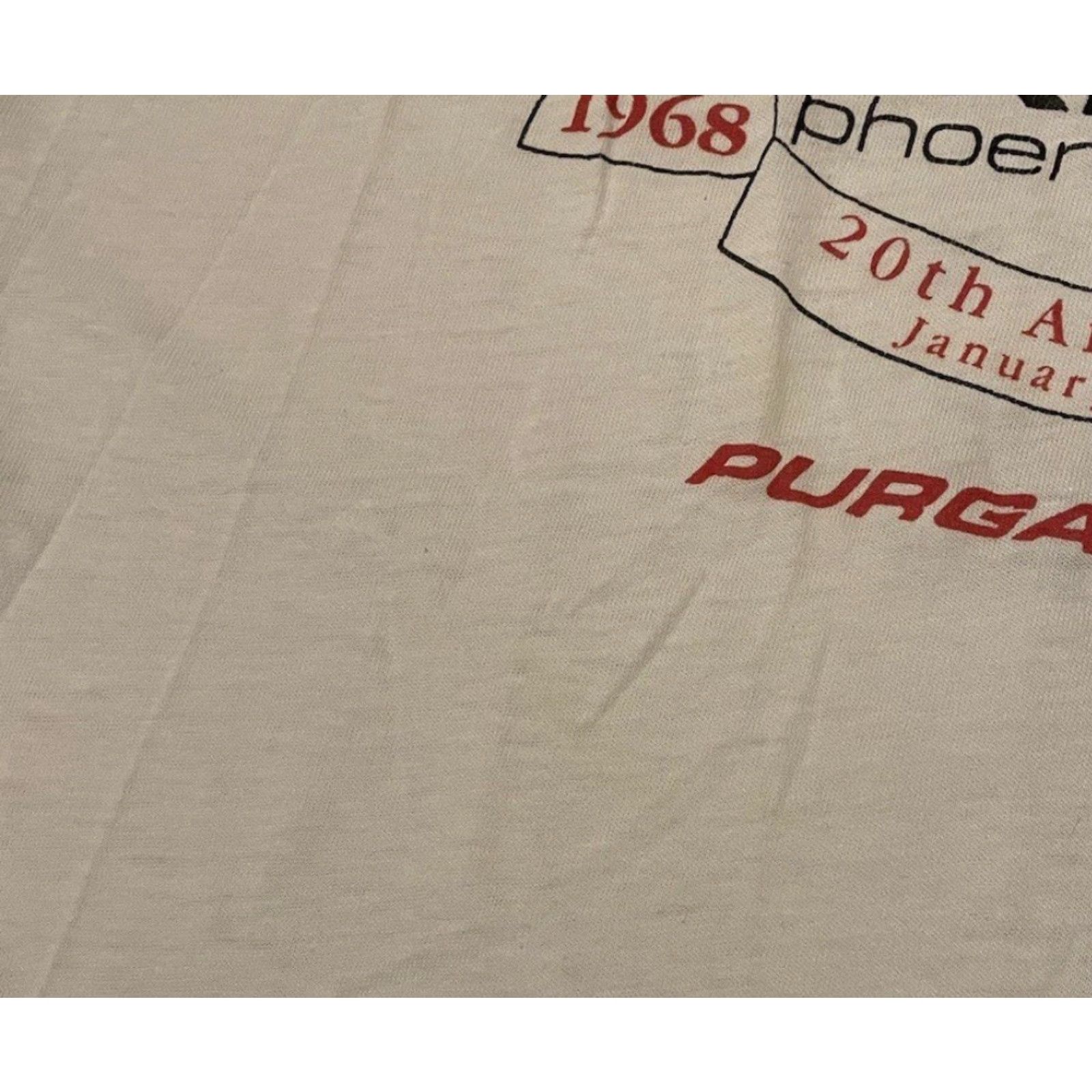 Vintage VINTAGE Phoenix Alpine Ski Club Faded Shirt S Arizona Snowboard Grunge 80s 90s White Single Stitch Mens T-Shirt Small Size US S / EU 44-46 / 1 - 7 Thumbnail