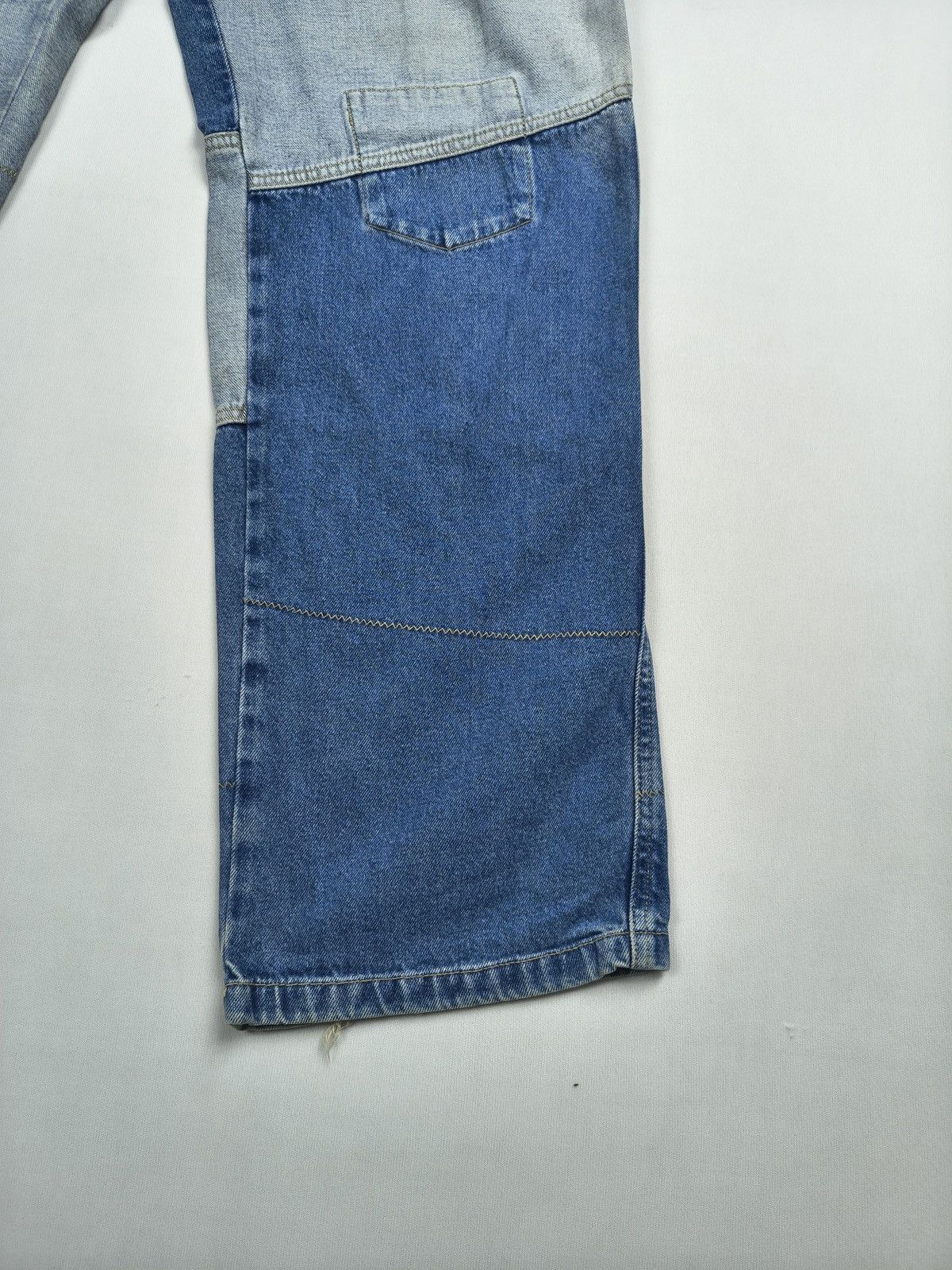 Southpole Royal Wear Patchwork Jeans Crown Logo Y2K Baggy (058) Size US 34 / EU 50 - 7 Thumbnail