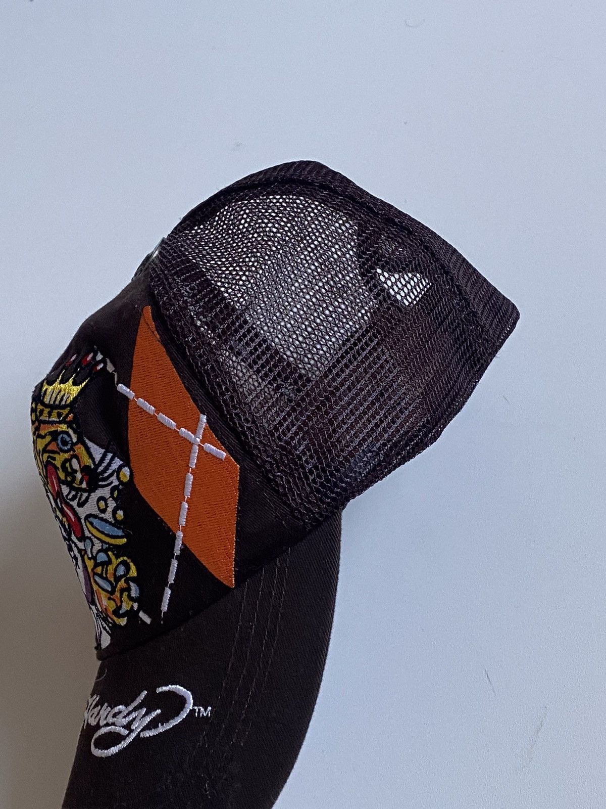 Ed Hardy Y2k Ed Hardy Japanese Streetwear Fashion Trucker Cap Size ONE SIZE - 7 Thumbnail