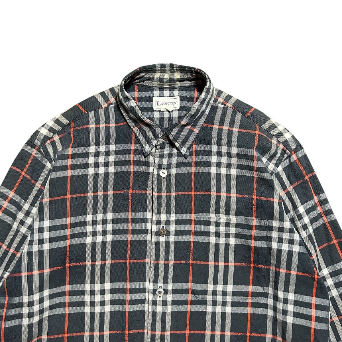 Burberry Vintage Burberrys Monogram Button Shirt Size M / US 6-8 / IT 42-44 - 3 Thumbnail