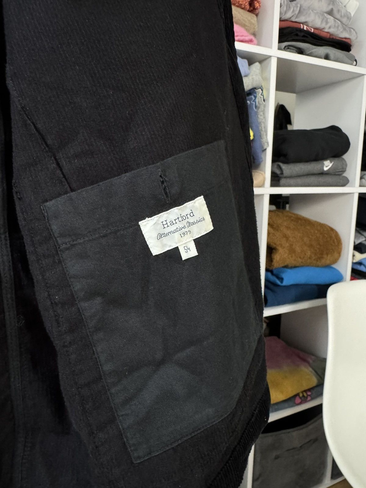 Hartford Hartford corduroy black blazer size 54 (L-XL) Size US L / EU 52-54 / 3 - 8 Thumbnail