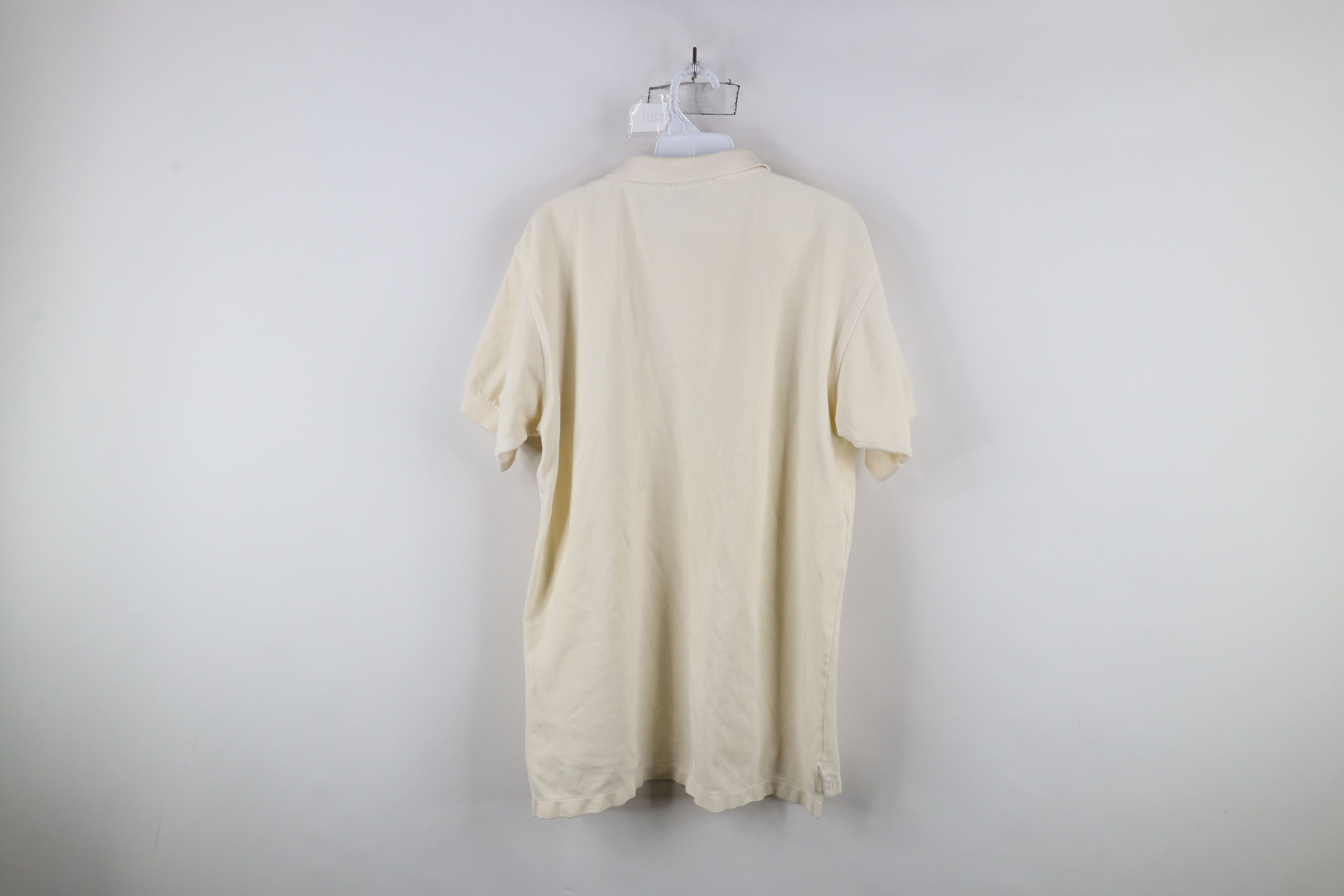 Banana Republic × Vintage Vintage 80s 90s Banana Republic Safari Polo Shirt Cream Size US L / EU 52-54 / 3 - 10 Thumbnail