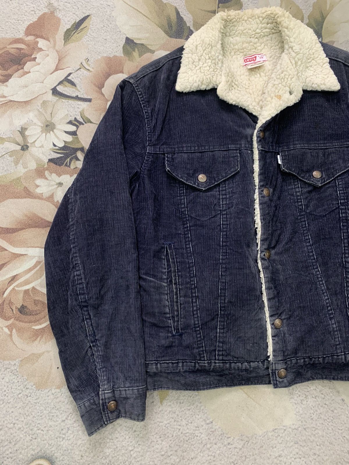 Levi's Vtg Levis Corduroi Sherpa Jacket Made in Usa Size US M / EU 48-50 / 2 - 3 Thumbnail