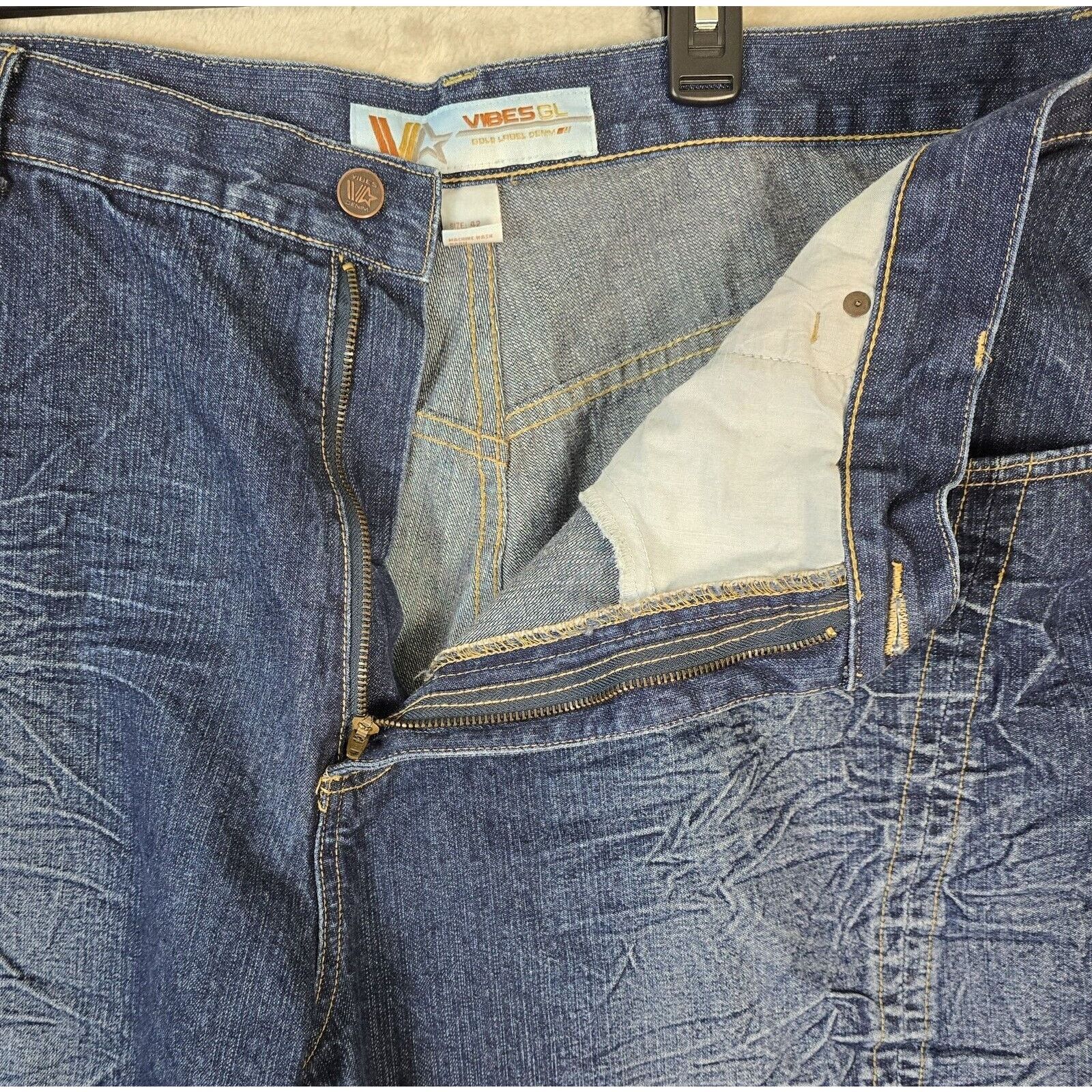 Other Vibes Gold Label GL Men's Denim Shorts 42 Skater Y2K Baggy Size US 42 / EU 58 - 6 Thumbnail