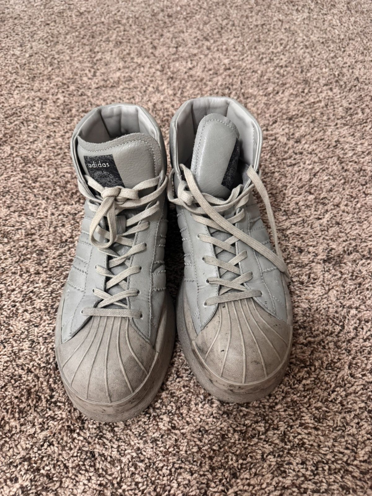 Rick Owens Rick Owens Adidas Mastadons Size US 10.5 / EU 43-44 - 2 Thumbnail