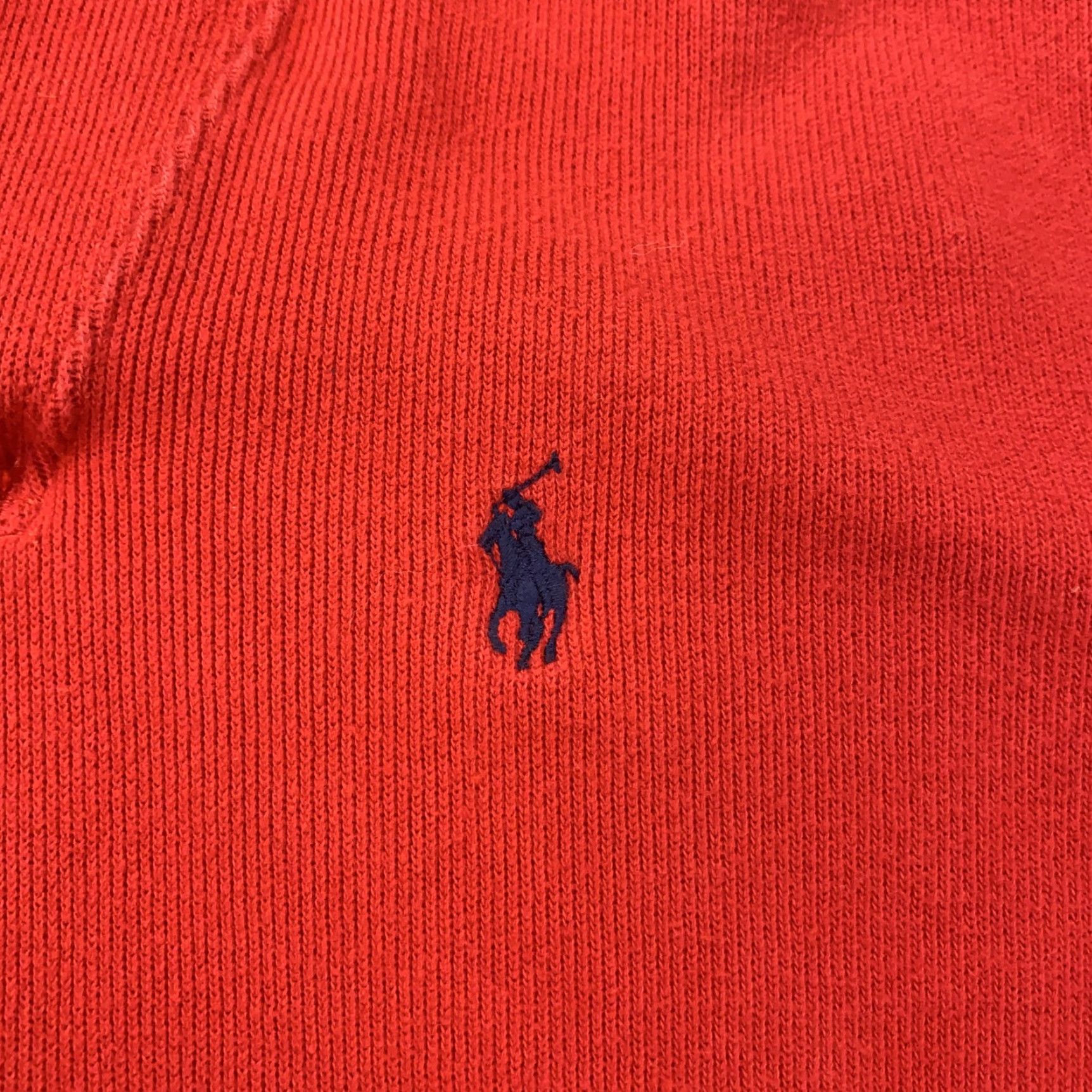 Polo Ralph Lauren Polo Ralph Lauren Sweater Mens Medium Red Shawl Collar Cotton Pullover Knit Size US M / EU 48-50 / 2 - 2 Thumbnail