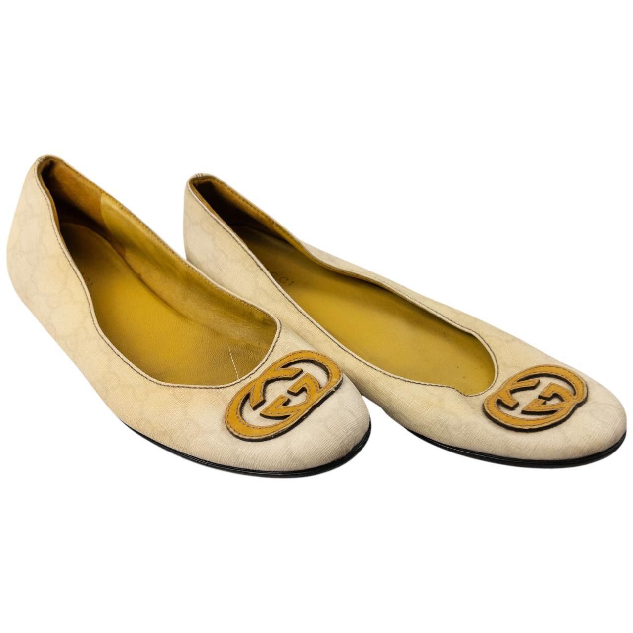 Gucci Vintage Gucci Monogram Ballet Flat Shoes Womens Size UK 7.5 Size US 7.5 / IT 37.5 - 8 Thumbnail