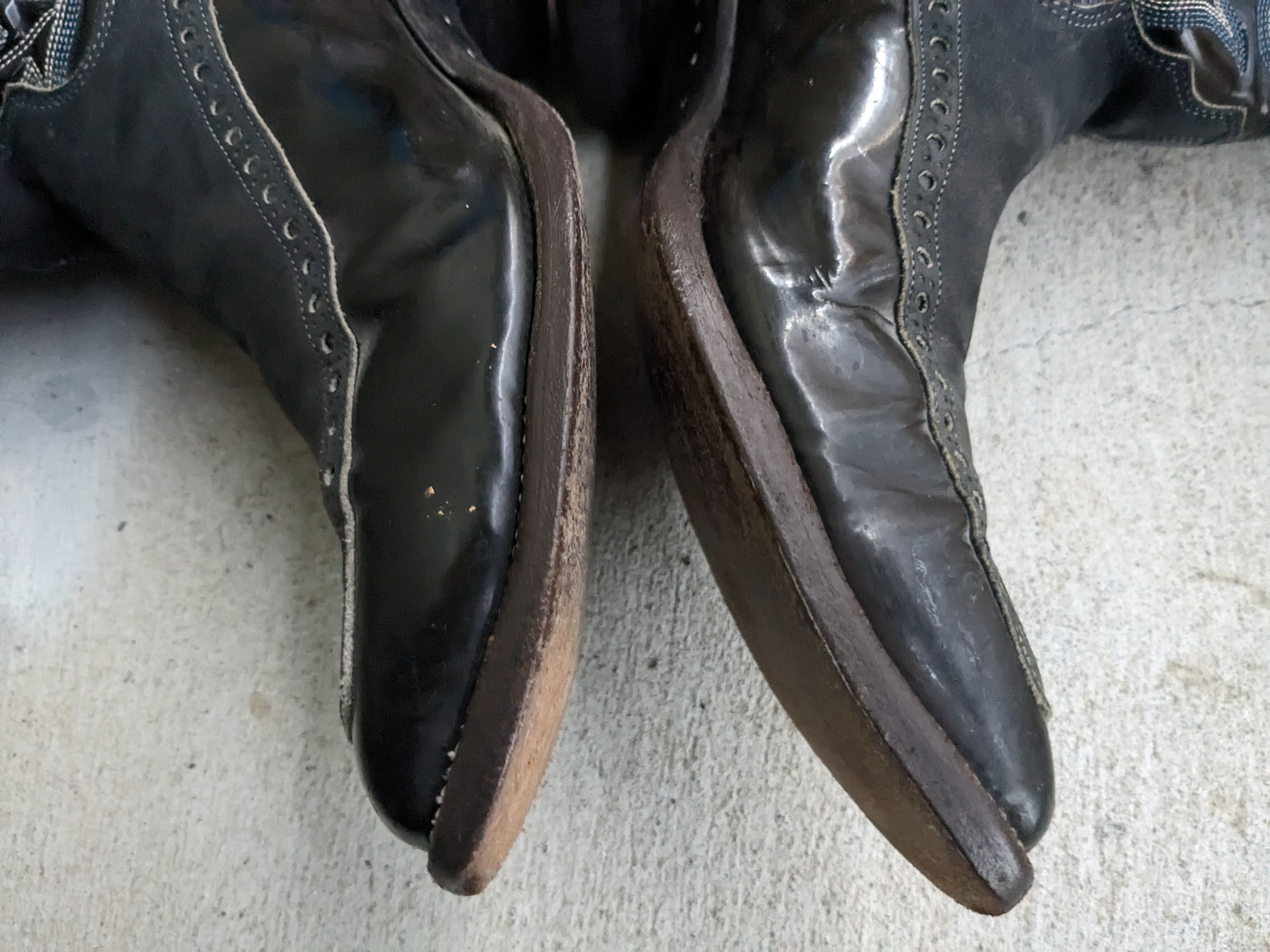 Justin Boots Vintage Justin Cowboy Boots Leather Black Blue 9 D Western Size US 9 / EU 42 - 11 Thumbnail