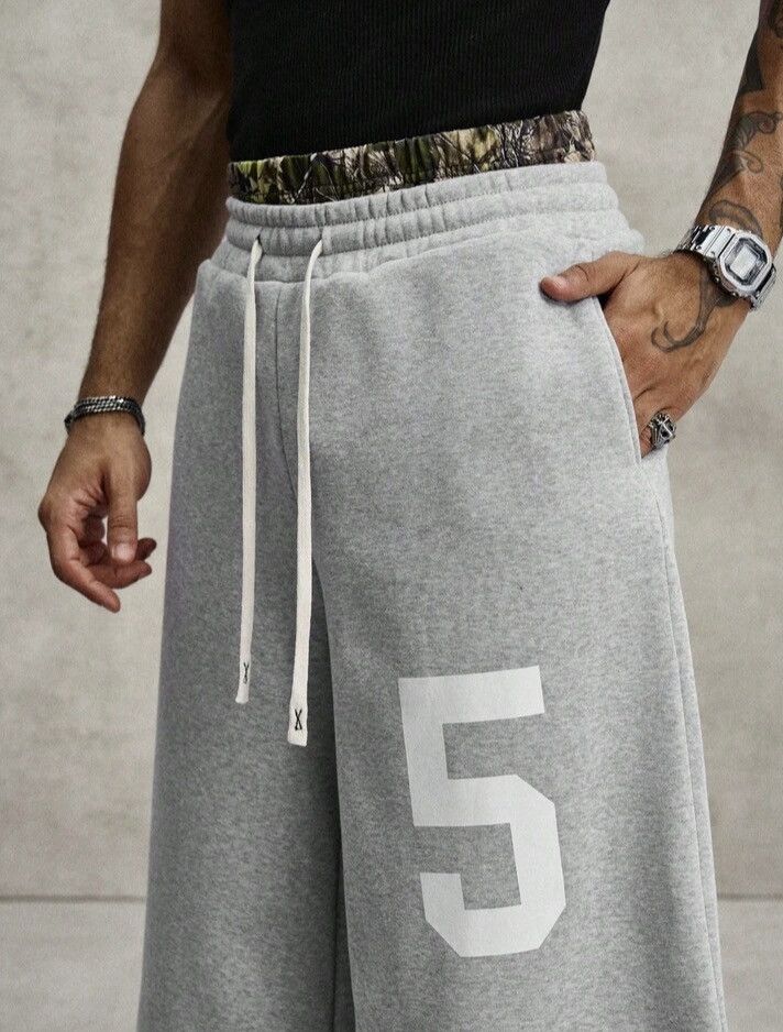 Other Gray Cropped Wide-Leg Sweatpants Size US 28 / EU 44 - 5 Thumbnail