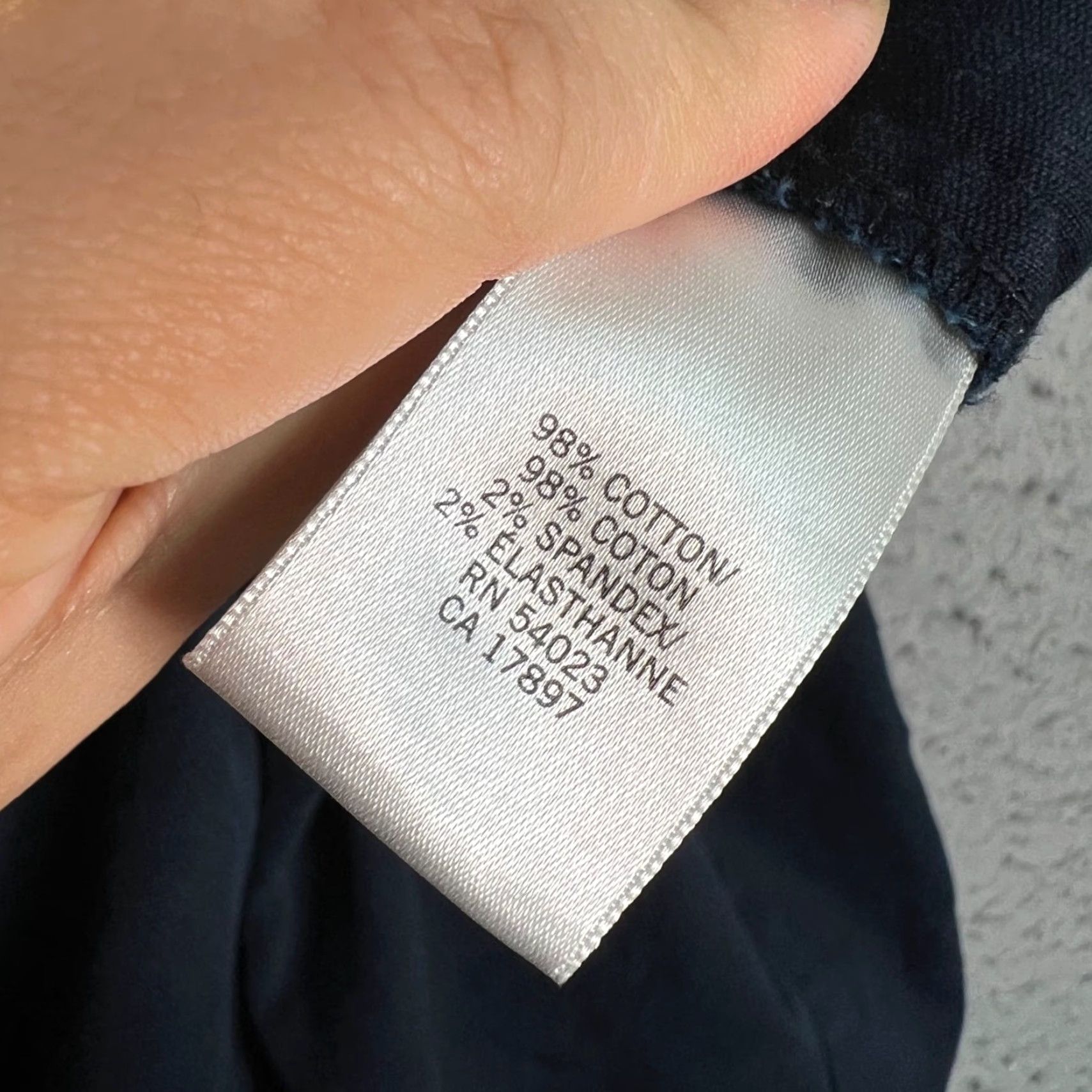 Banana Republic VINTAGE Banana Republic Womens Size 2P Petites Navy Blue Cotton Stretch Sailor Pants Size 26" / US 2 / IT 38 - 4 Thumbnail