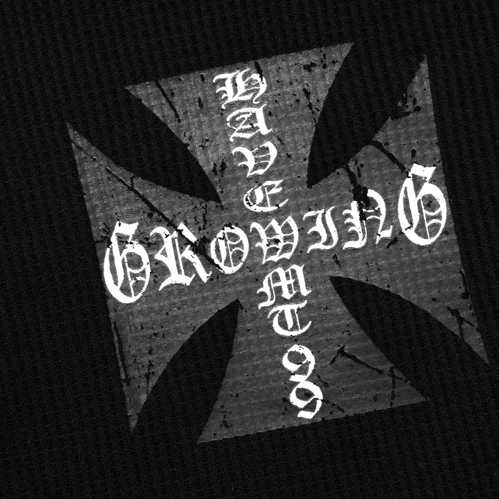 Japanese Brand Iron Cross Black Layered Look Long Sleeve T-Shirt Size US L / EU 52-54 / 3 - 2 Thumbnail