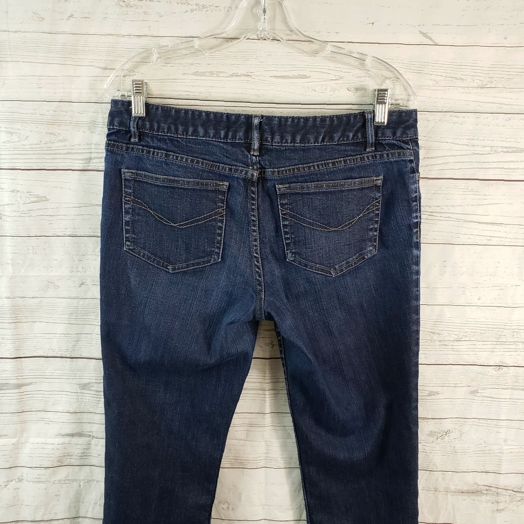 J. Jill J Jill Womens Slim Leg Jeans Sz 6P Blue Dark Wash Mid Rise Jeans Slim Leg Womens 6P Vintage: No Herren? Size 28" / US 6 / IT 42 - 4 Thumbnail