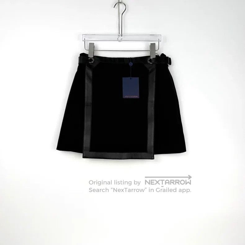 Other Louis Vuitton Black wool skirt Size 37" - 3 Thumbnail