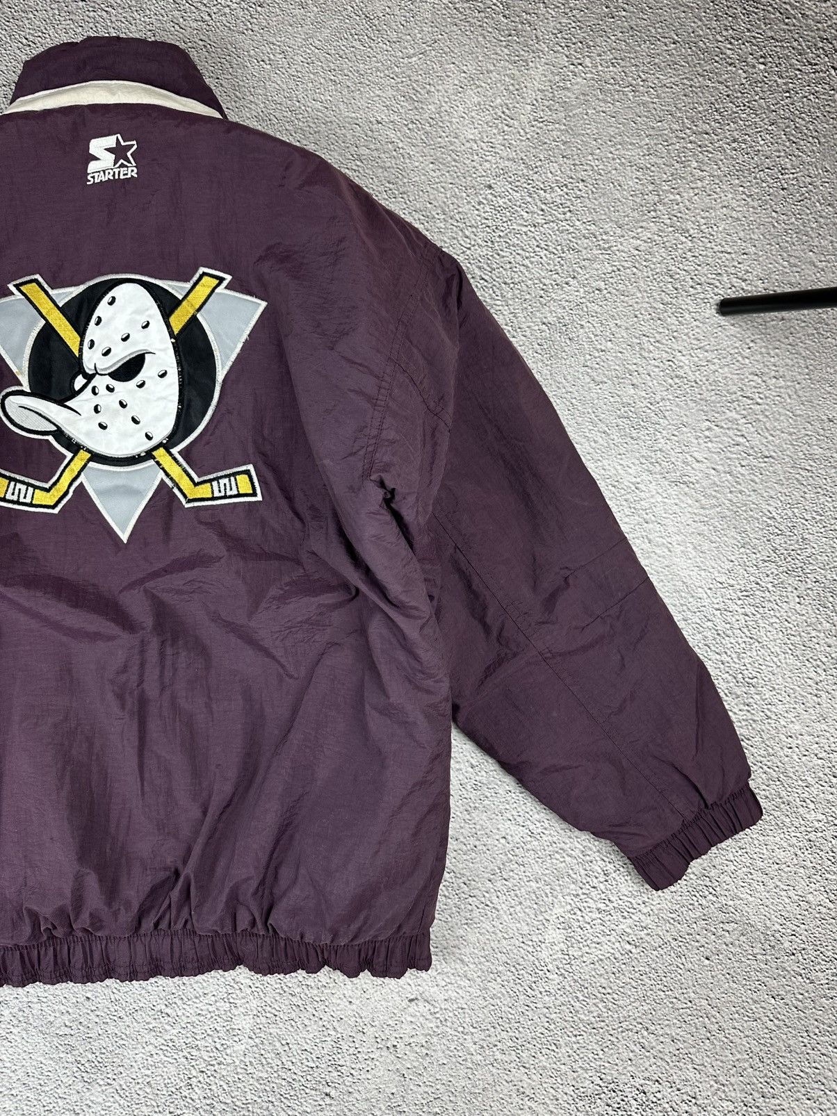 Starter Vintage The Mighty Ducks Starter NHL Nylon Jacket 90s Logo Size US S / EU 44-46 / 1 - 20 Thumbnail