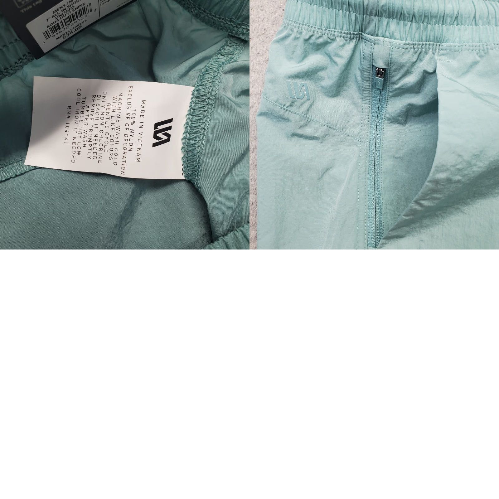 Vintage VRST All-In Unlined Shorts Men M Green Athletic Water Repellent UPF 50+ Shorts Mens M Green VRST Athletic Shorts Size US 31 - 8 Thumbnail