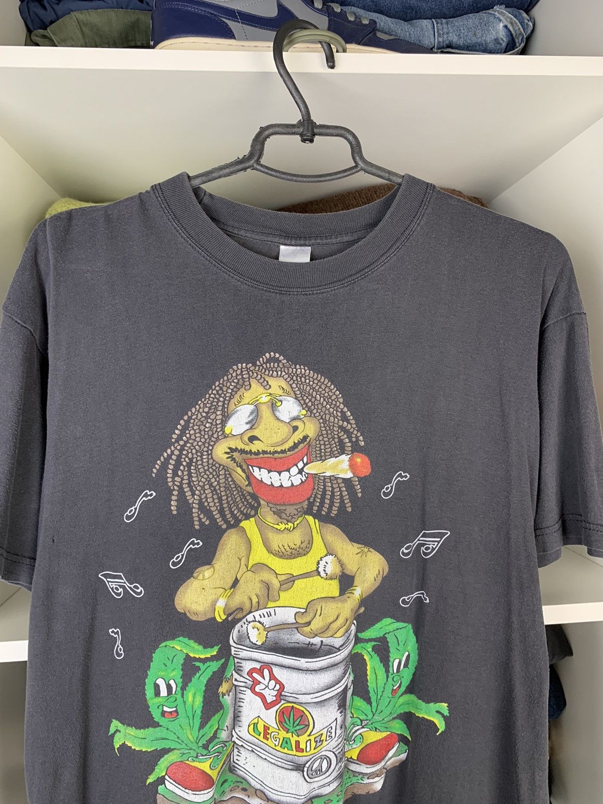 Vintage Vintage Legalize Canabis Rasta T-shirt Size US M / EU 48-50 / 2 - 2 Thumbnail