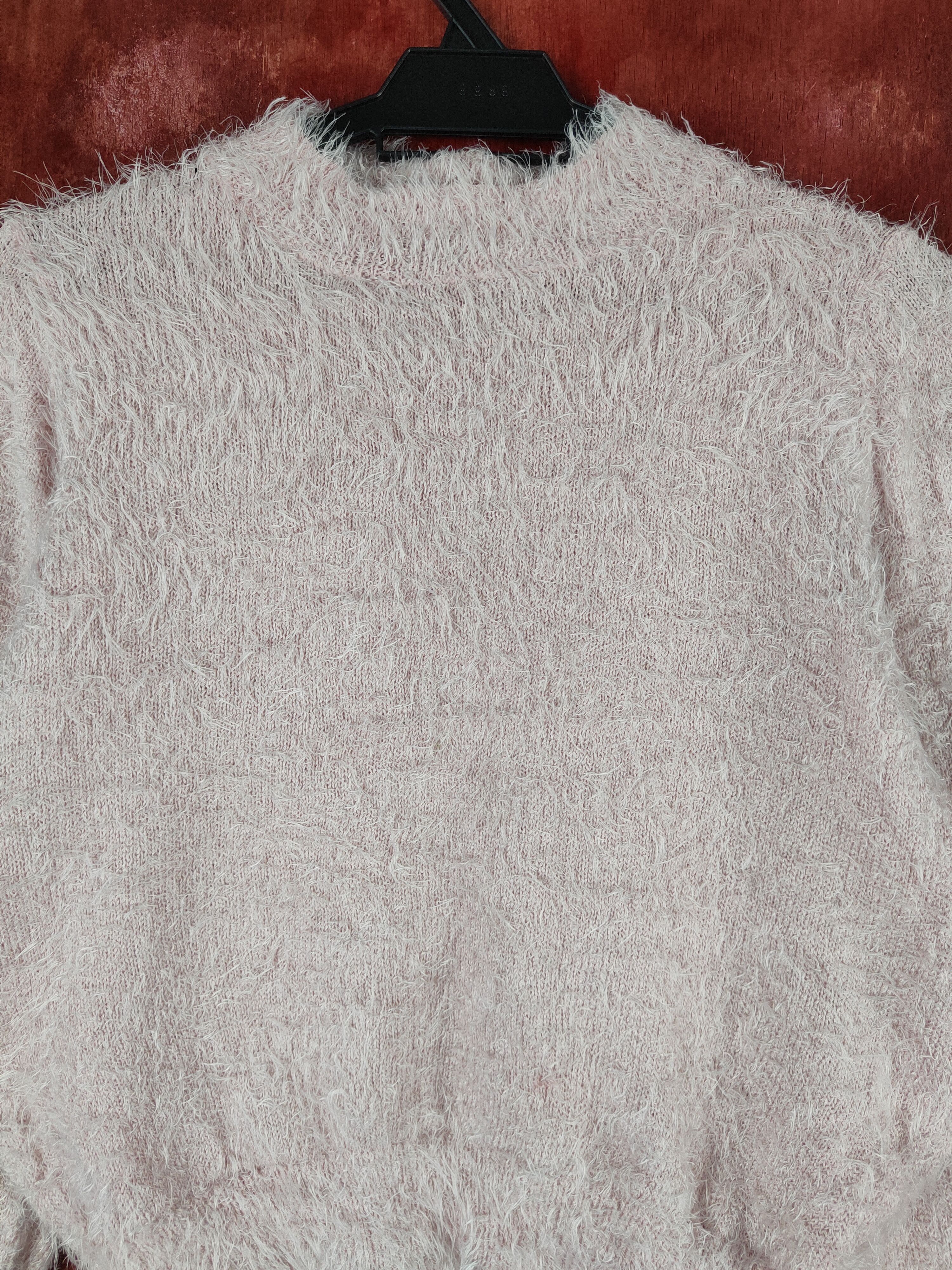 Japanese Brand × Vintage Earth Music & Ecology Pink Fur Mohair Knitwear Size M / US 6-8 / IT 42-44 - 2 Thumbnail