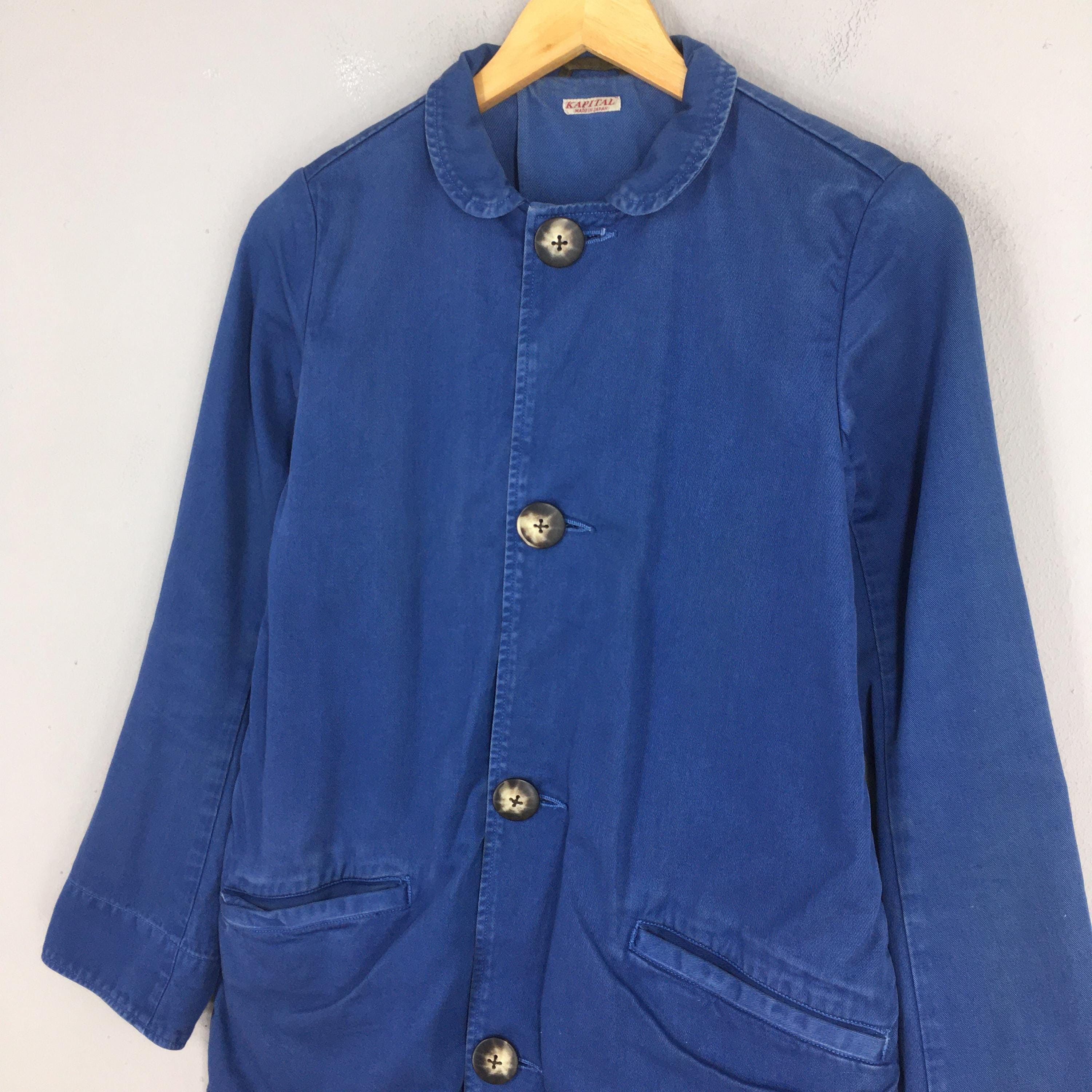 Kapital Kountry Vintage Kapital Kountry Indigo Blue Denim Jacket XSmall Size US XS / EU 42 / 0 - 3 Thumbnail
