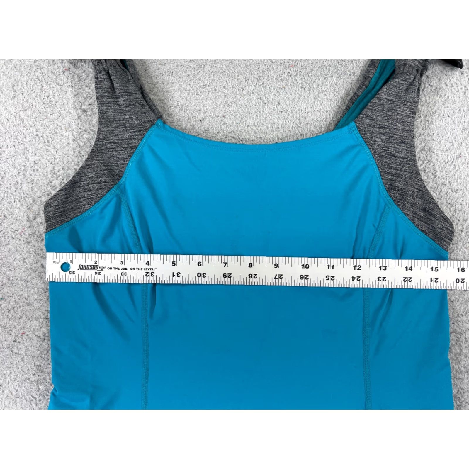 Lululemon Lululemon Shirt Women 8 Blue Gray Rear Pocket Tank Sleeveless Gym Size M / US 6-8 / IT 42-44 - 6 Thumbnail