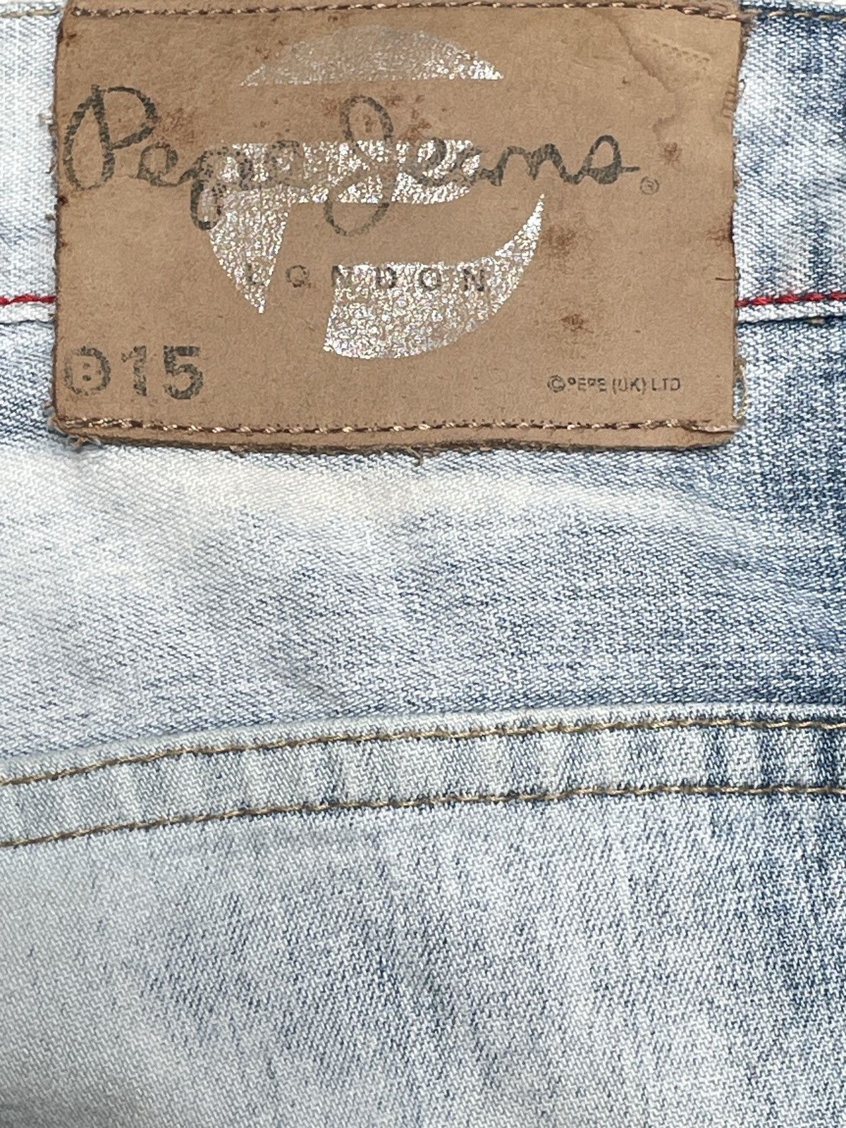 Pepe Jeans Rare Design Vintage Brand Pepe Jean Rapper Baggy Jeans 1999s Size US 36 / EU 52 - 10 Thumbnail