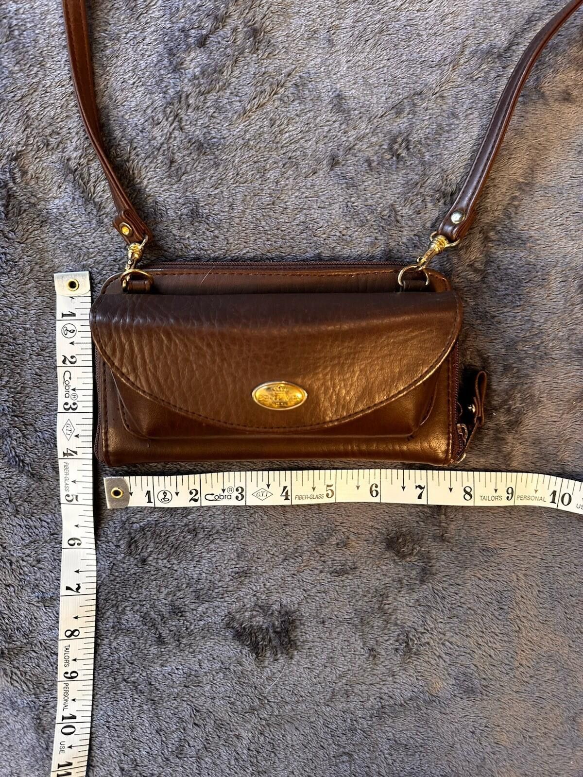 Other VTG Dolce Vita Moda Brown Leather Clutch Glasses Case Size ONE SIZE - 5 Thumbnail