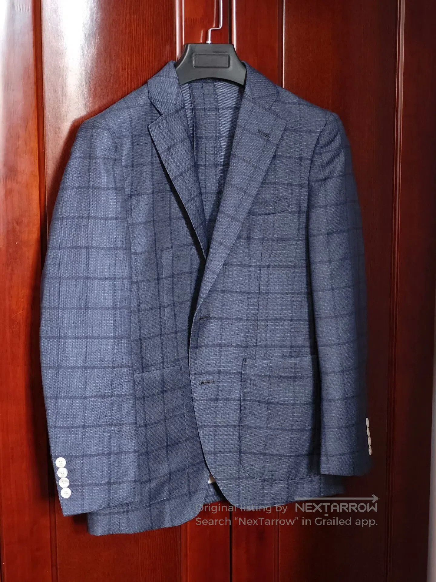Marni Custom Blue Check Suit Jacket. Size US S / EU 44-46 / 1 - 1 Thumbnail