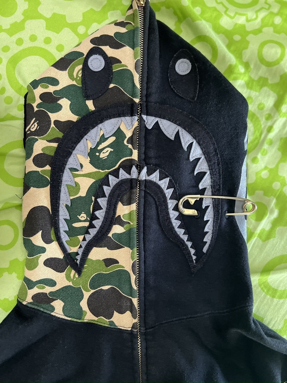 Bape × Jam Home Made Bape x Jam Home Made Shark Full Zip Hoodie Size US M / EU 48-50 / 2 - 2 Thumbnail