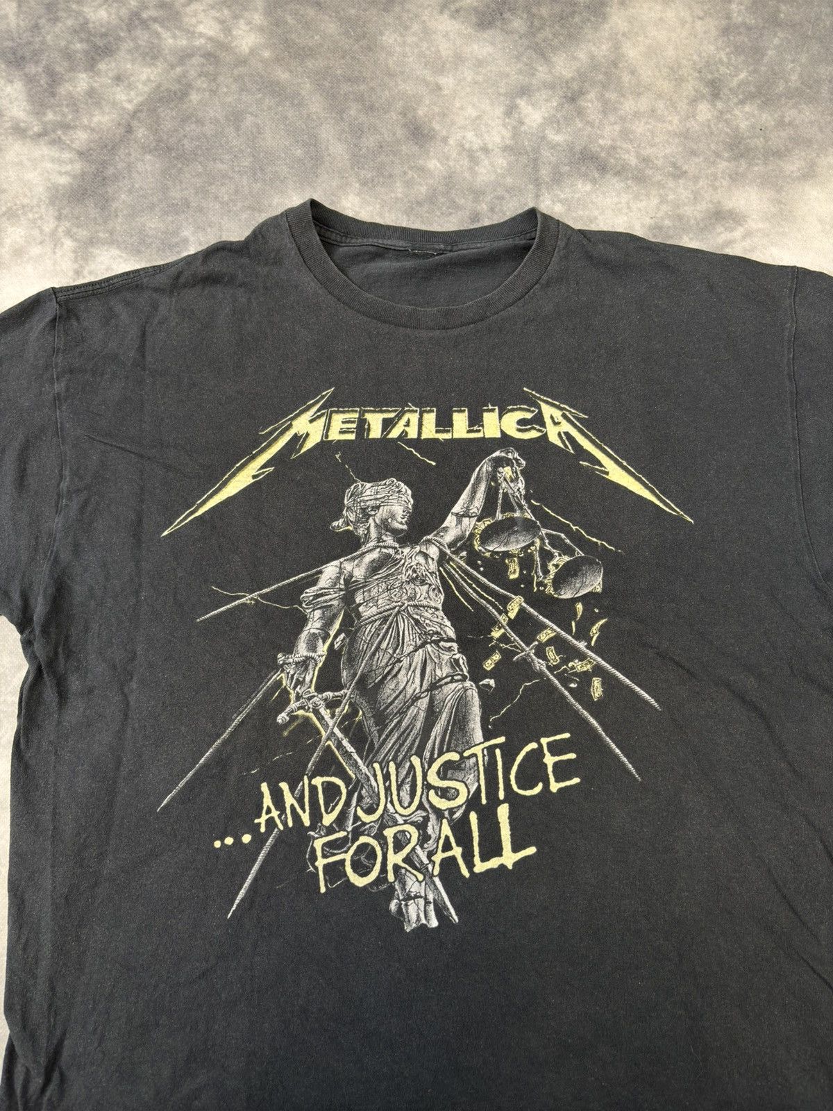 Metallica × Vintage Metallica And Justice For All North America Tour Band Rock Size US L / EU 52-54 / 3 - 2 Thumbnail
