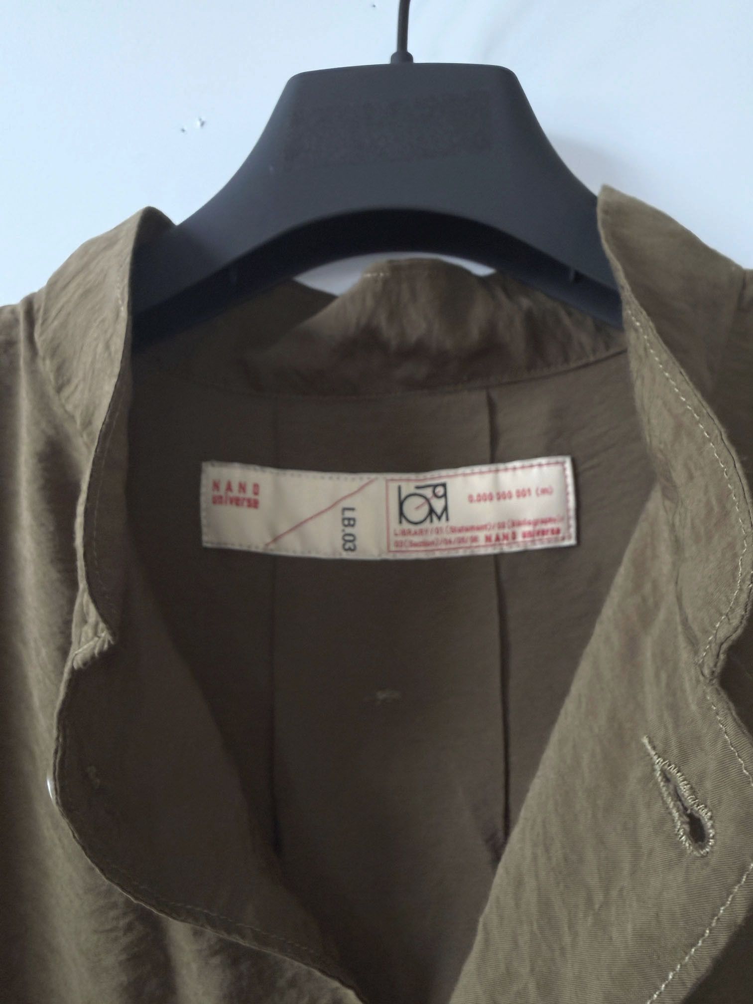 NANO universe Nano Universe Japan shirt jacket Size US M / EU 48-50 / 2 - 4 Thumbnail