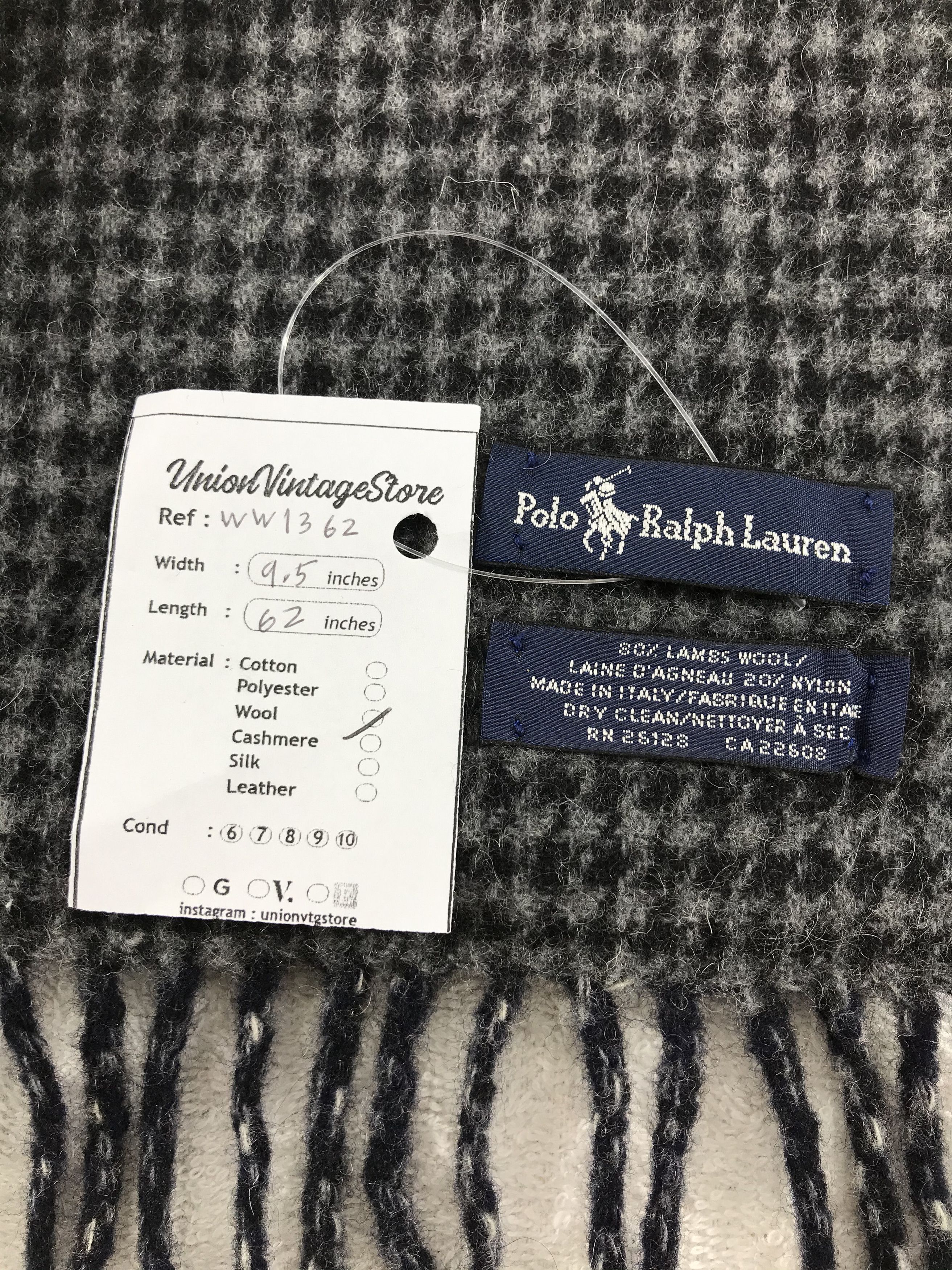 Polo Ralph Lauren × Vintage Polo Ralph Lauren Scarf / Muffler / Neckwear - WW1362 Size ONE SIZE - 5 Thumbnail