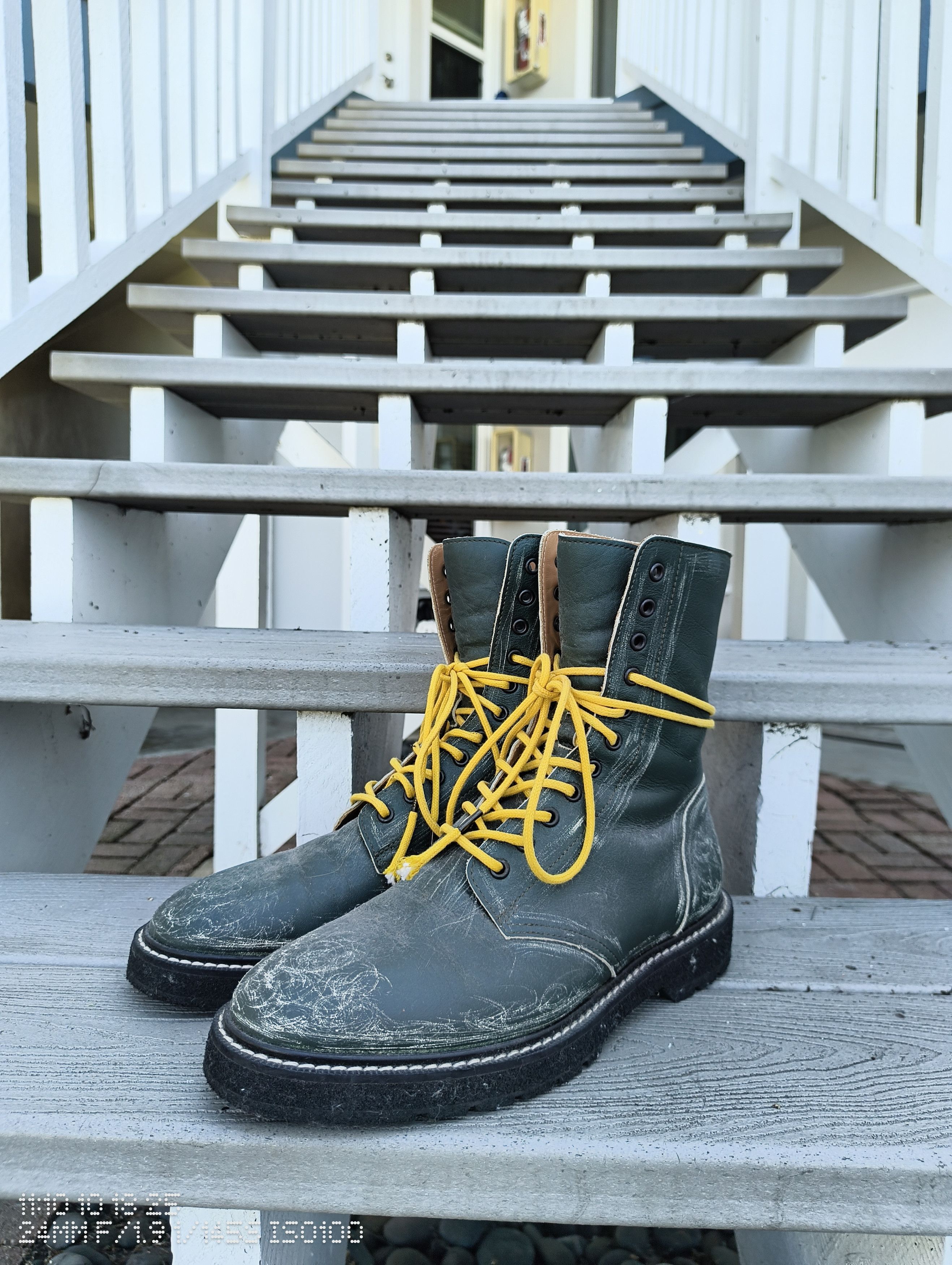 Maison Margiela Combat Boots | Grailed