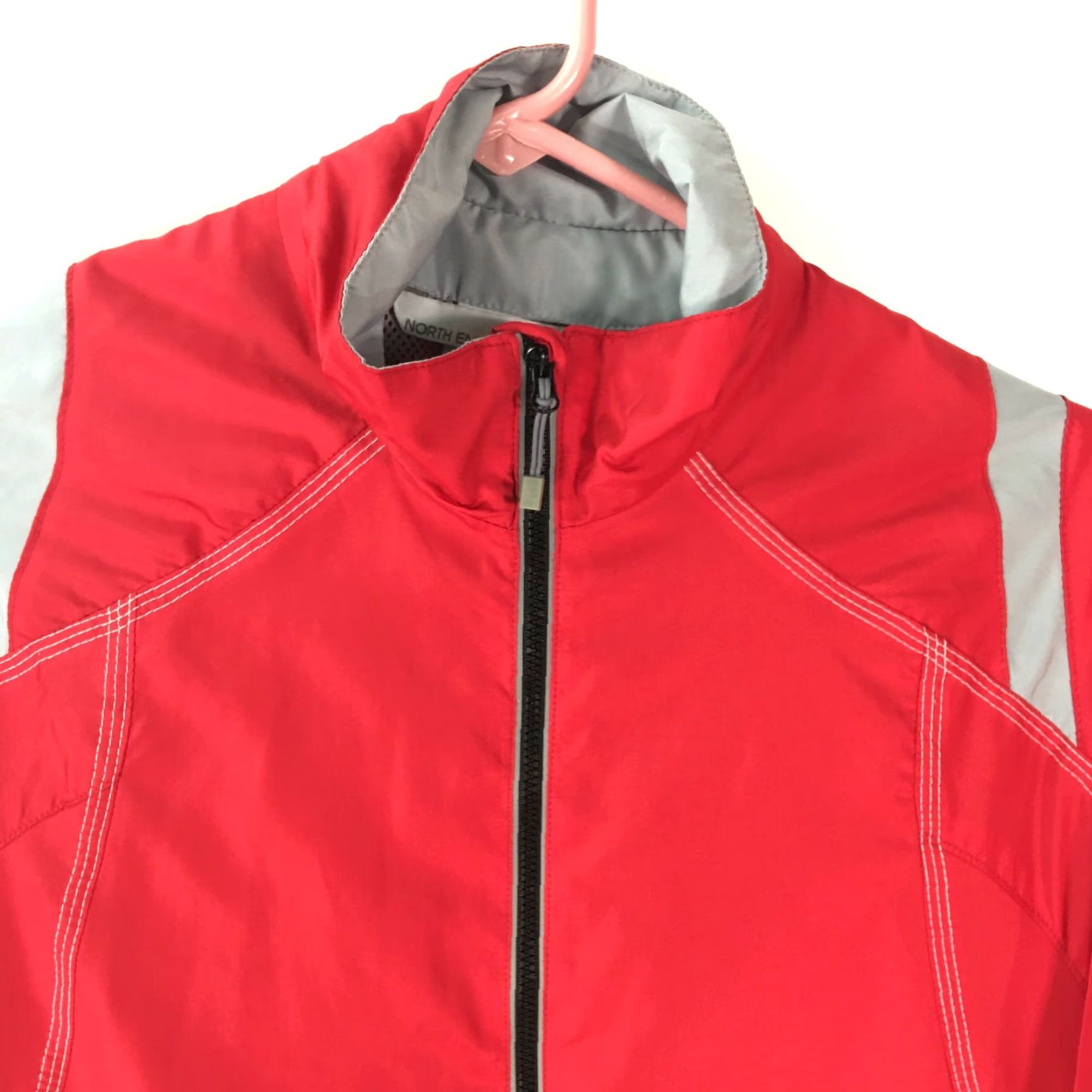 Vintage VINTAGE North End Ezem System Womens Windbreaker Jacket Red M Long Sleeve Full Zip Size M / US 6-8 / IT 42-44 - 3 Thumbnail