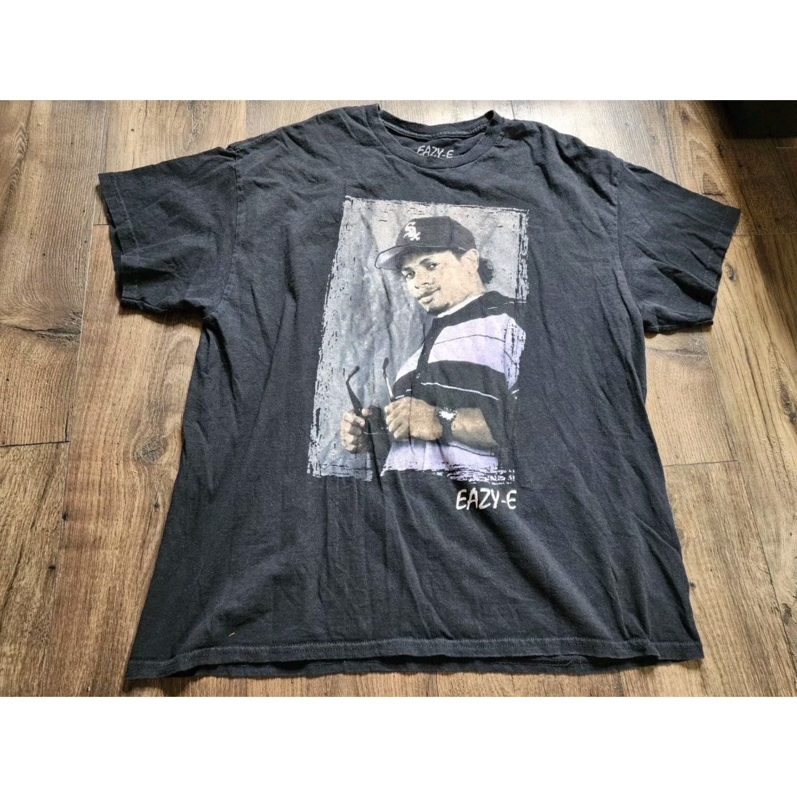 Vintage Eazy-E 90s Hip Hop Rap T Shirt Mens XL Black Size US XL / EU 56 / 4 - 5 Thumbnail