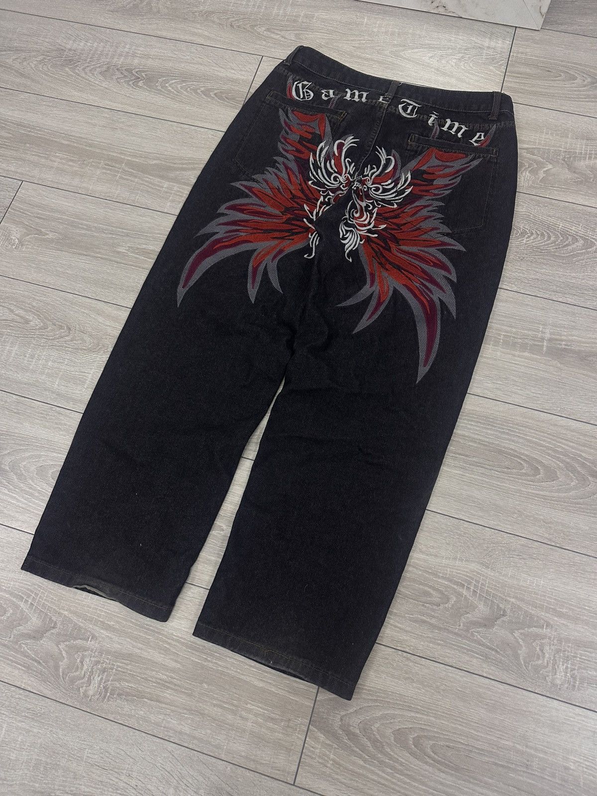 Affliction Baggy Y2K Rap Affliction Style Jeans Size US 32 / EU 48 - 4 Thumbnail