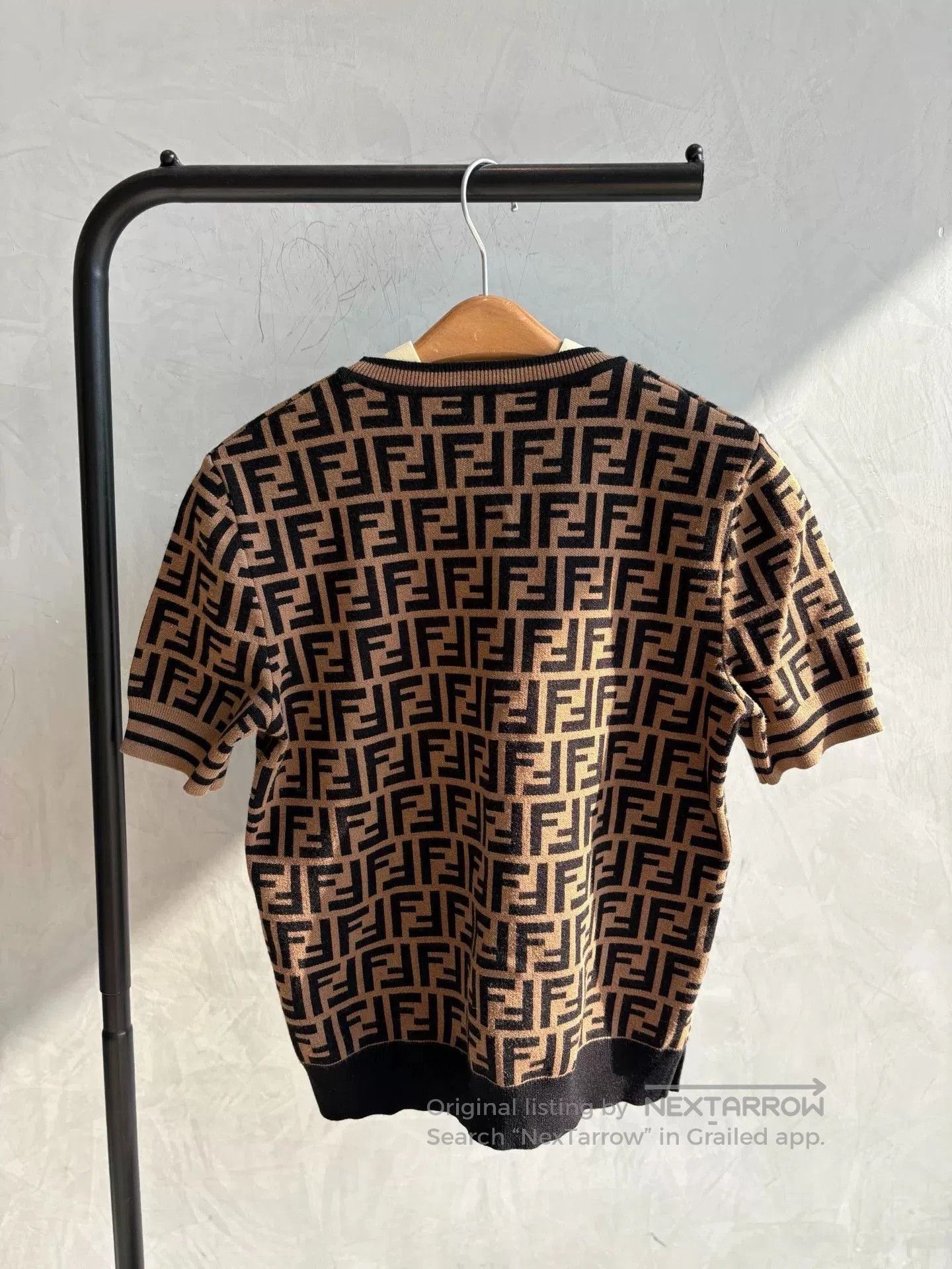 Fendi Fendi FF Monogram Knit Short Sleeve. Size US M / EU 48-50 / 2 - 7 Thumbnail