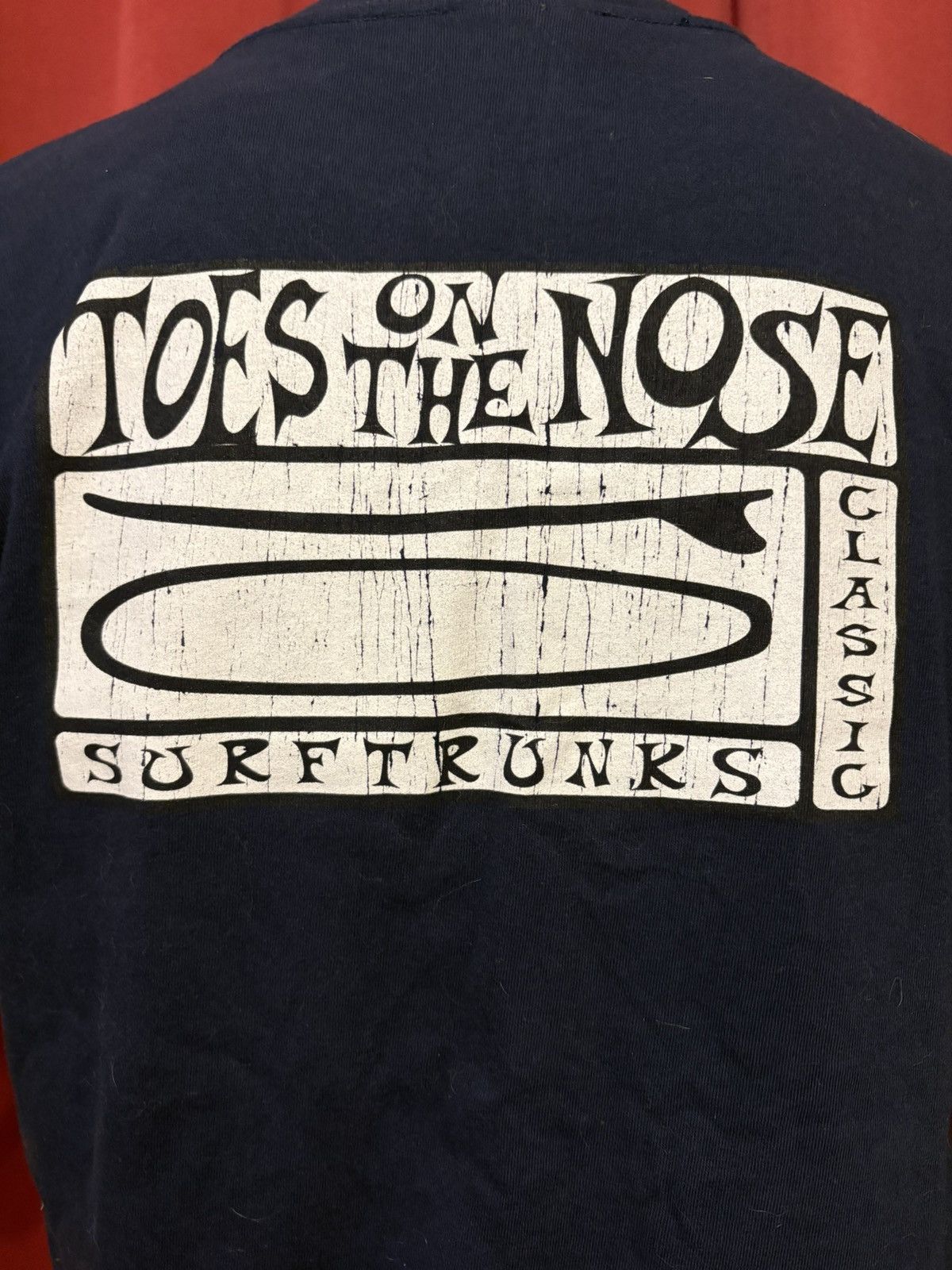 Vintage Vintage Toes On The Nose Tshirt 90s Surf Tee Beachwear Grail Size US XL / EU 56 / 4 - 3 Thumbnail