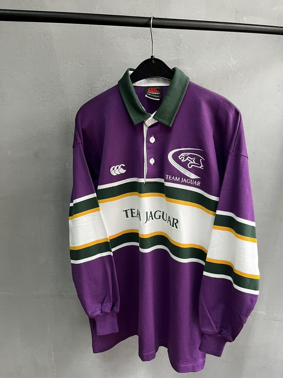 Canterbury of New Zealand × Vintage Rugby team jaguar Size US L / EU 52-54 / 3 - 3 Thumbnail