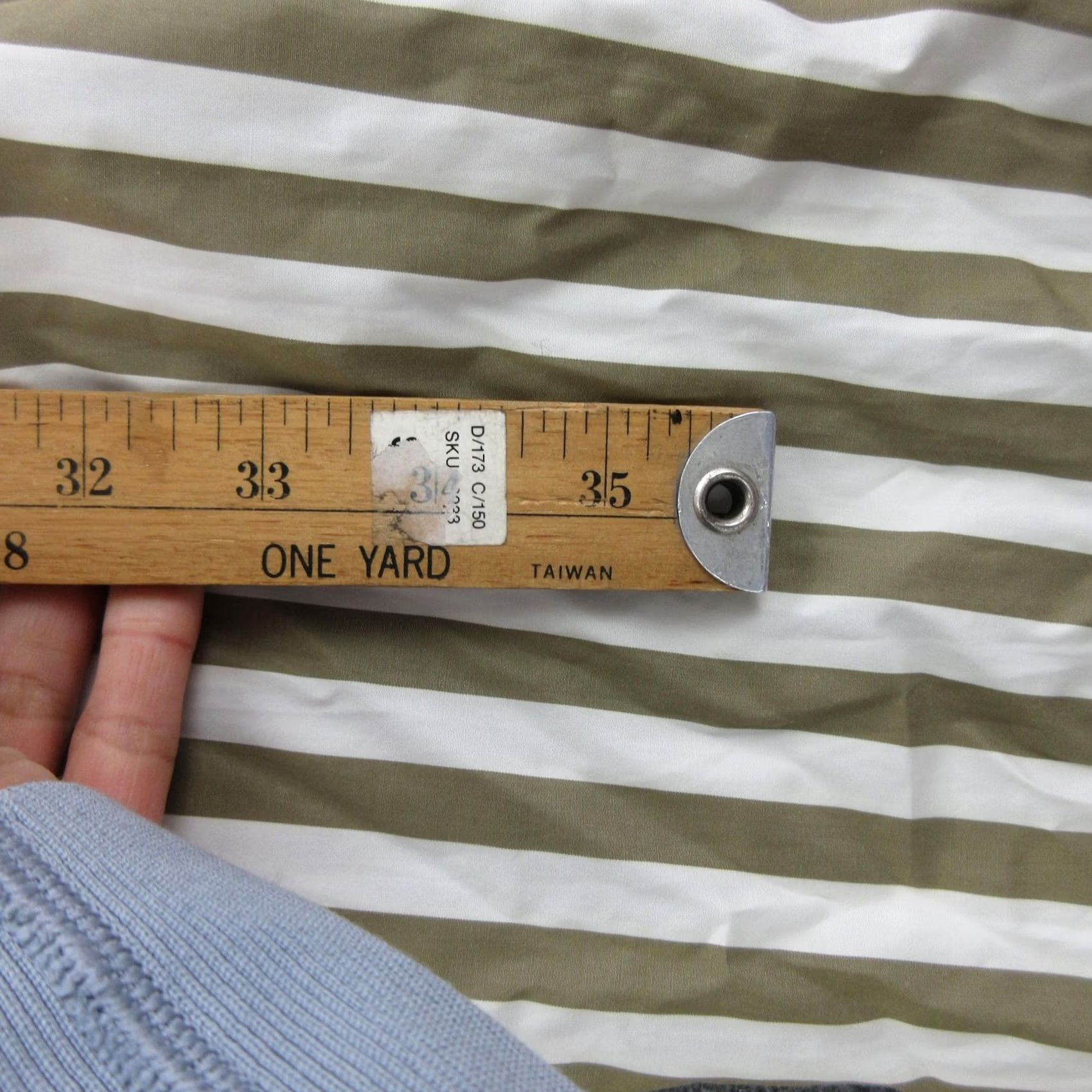 Vintage Akris Punto Shirt Dress Womens Midi Long Sleeve Belted Green Striped Size XL / US 12-14 / IT 48-50 - 3 Thumbnail