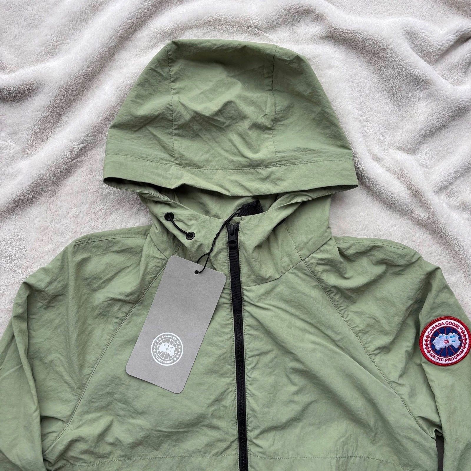 Canada Goose Cedar Green Faber Hooded Jacket - Small - $695