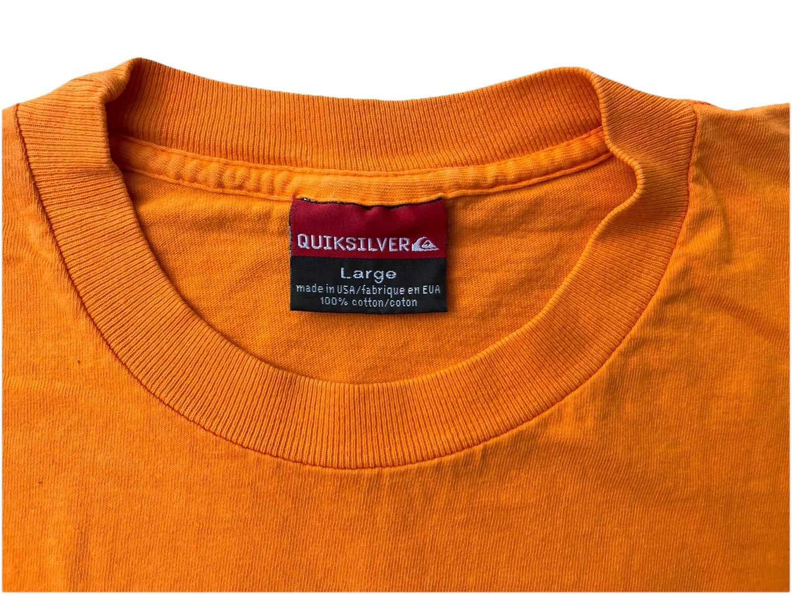 Quiksilver VTG 90s Quicksilver Surf Orange Longsleeve Large 21.5”x28.5” Size US L / EU 52-54 / 3 - 5 Thumbnail