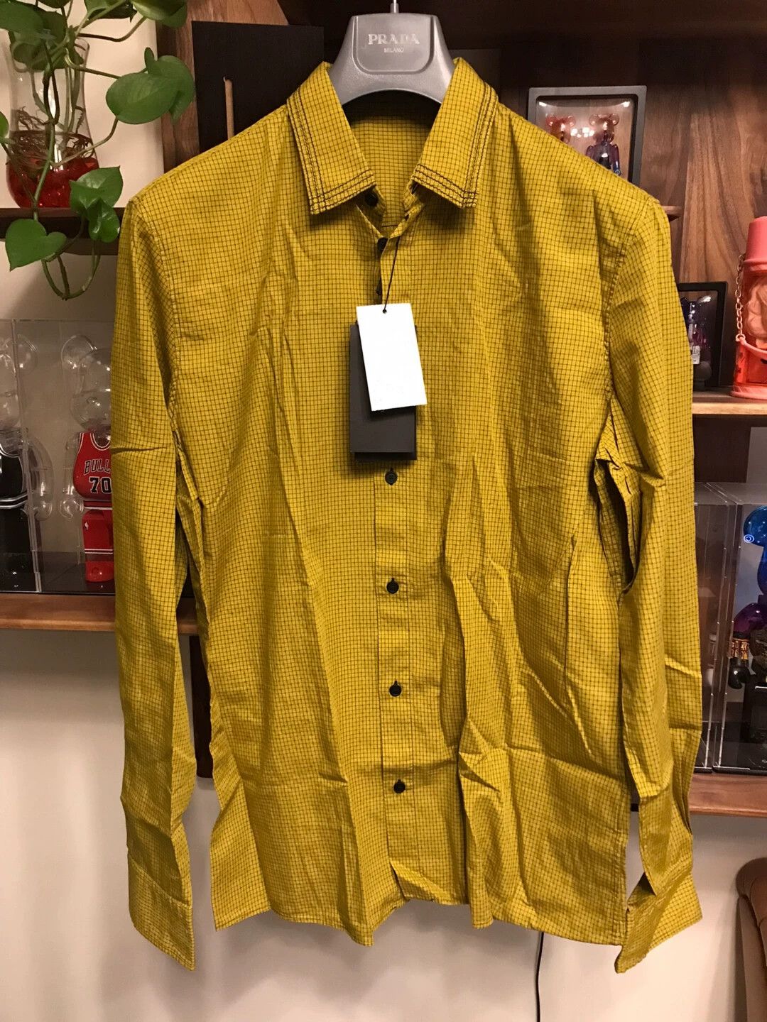 Bottega Veneta BV new fine check shirt EU41 Size US XS / EU 42 / 0 - 1 Thumbnail