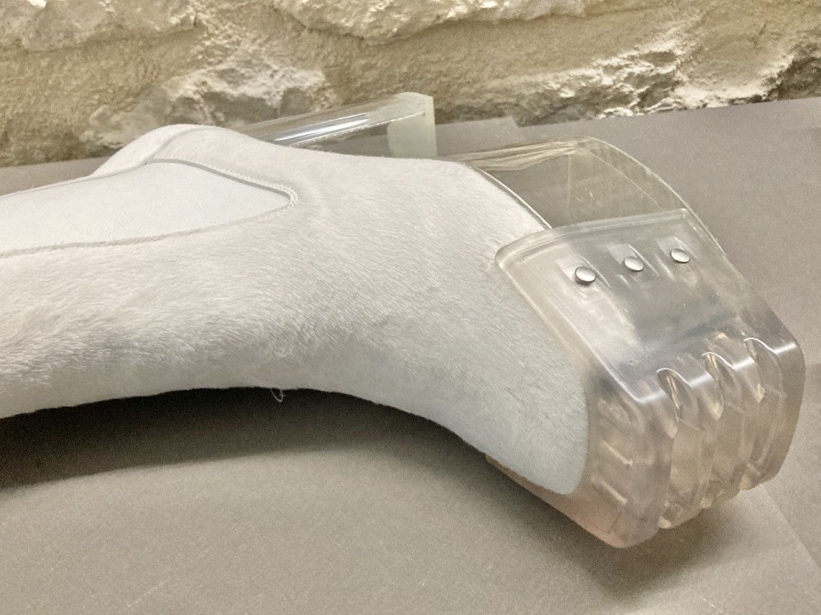 Rick Owens NEVER WORN/ Rick Owens Chalk White Grill Kiss Boots Size US 9 / EU 42 - 13 Thumbnail