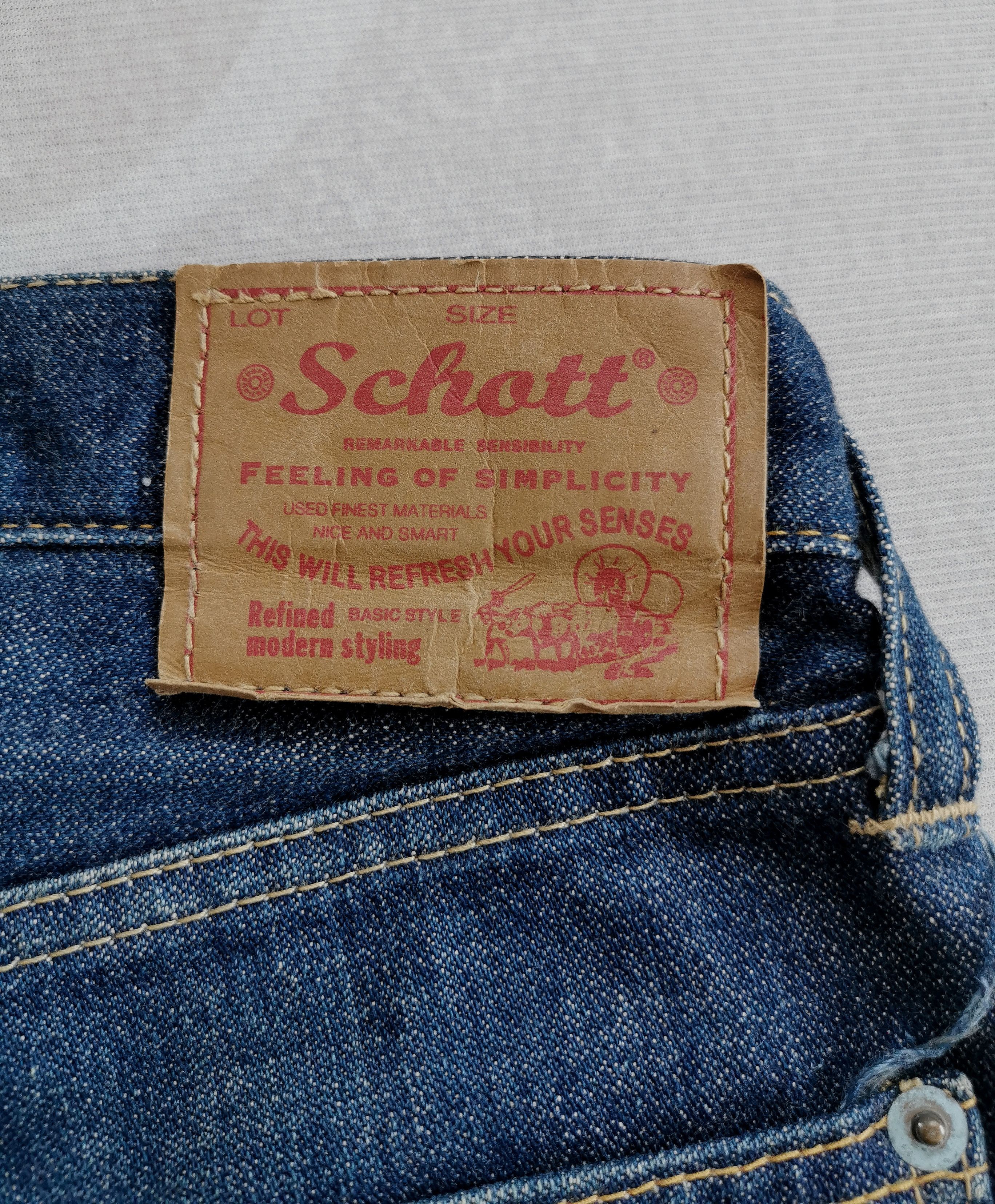 Schott Vintage Schott Selvedge Denim Size US 34 / EU 50 - 13 Thumbnail