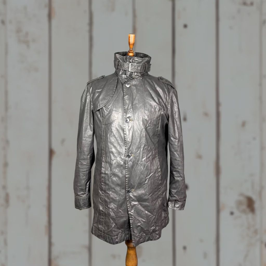 J.Lindeberg J.Lindeberg Trench Jacket Mens XL Black Polyester Full Zip Long Sleeve Regular Fit Size US XL / EU 56 / 4 - 1 Thumbnail